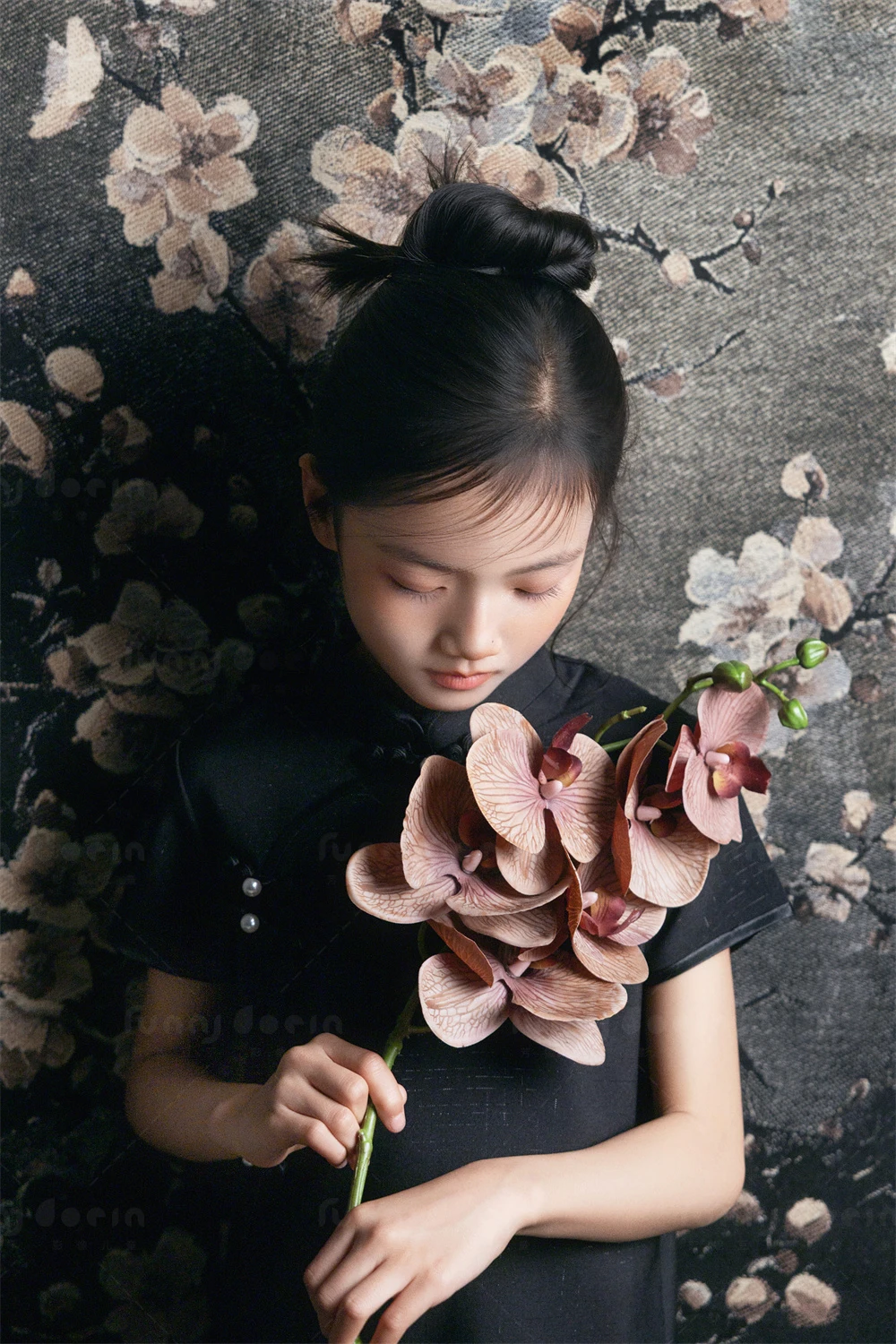 芳妮豆丁儿童摄影 蓝水镜花