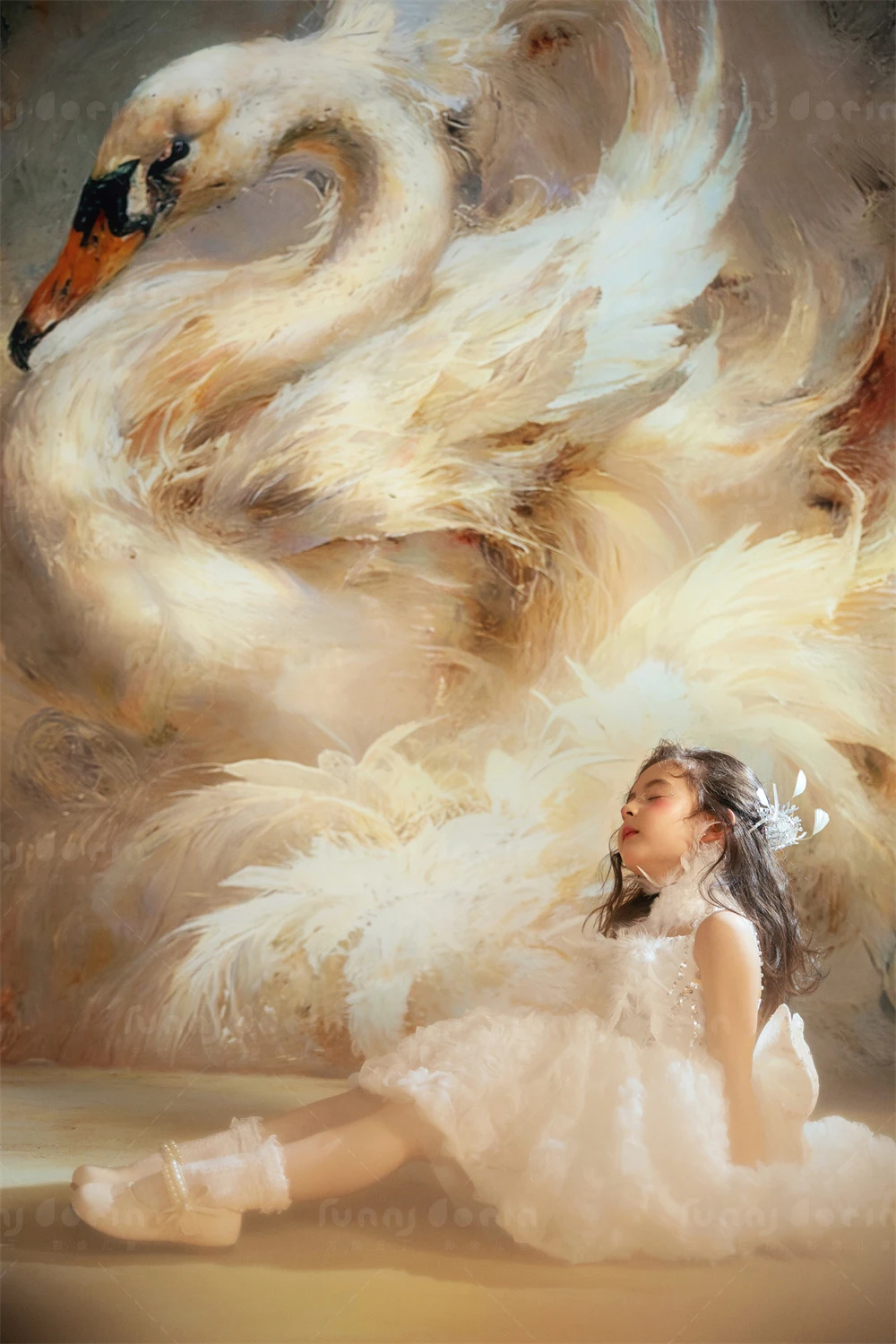 芳妮豆丁儿童摄影 天鹅之梦