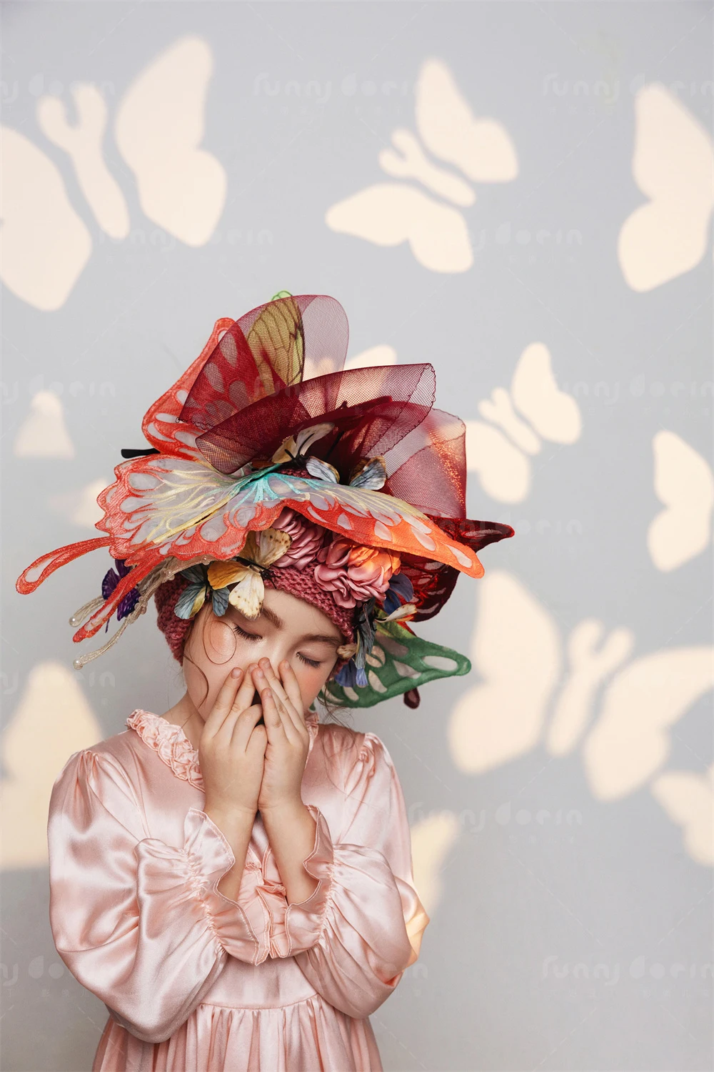 芳妮豆丁儿童摄影 粉蝶绮梦