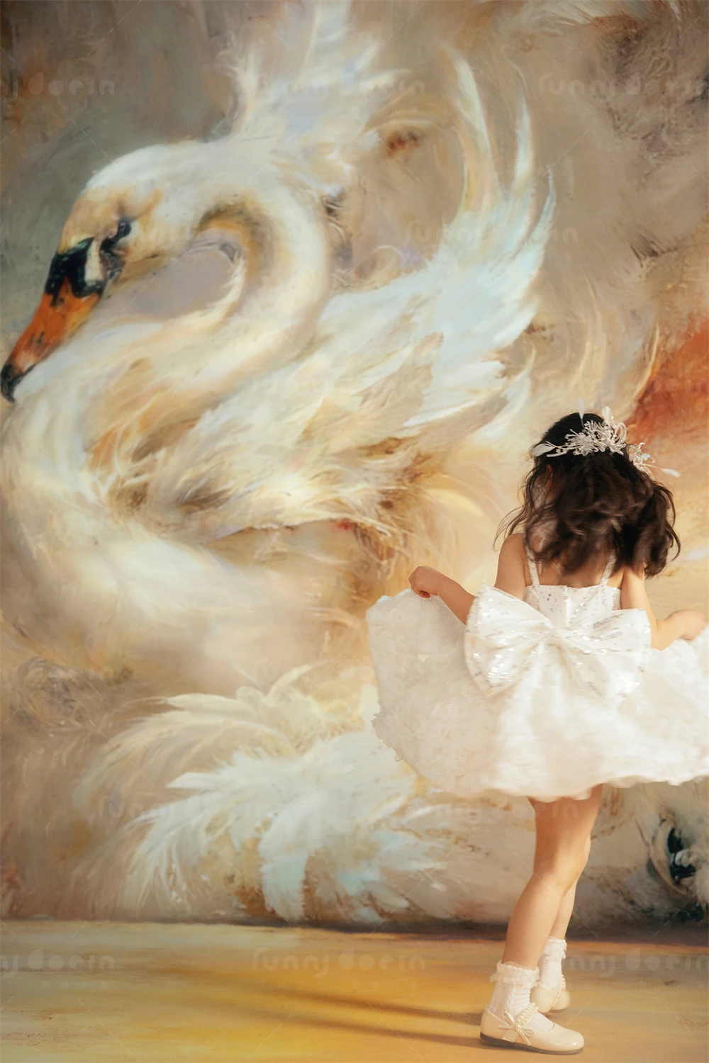 芳妮豆丁儿童摄影 天鹅之梦