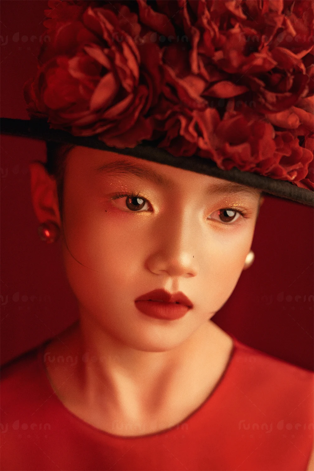 芳妮豆丁儿童摄影 赤红火羽