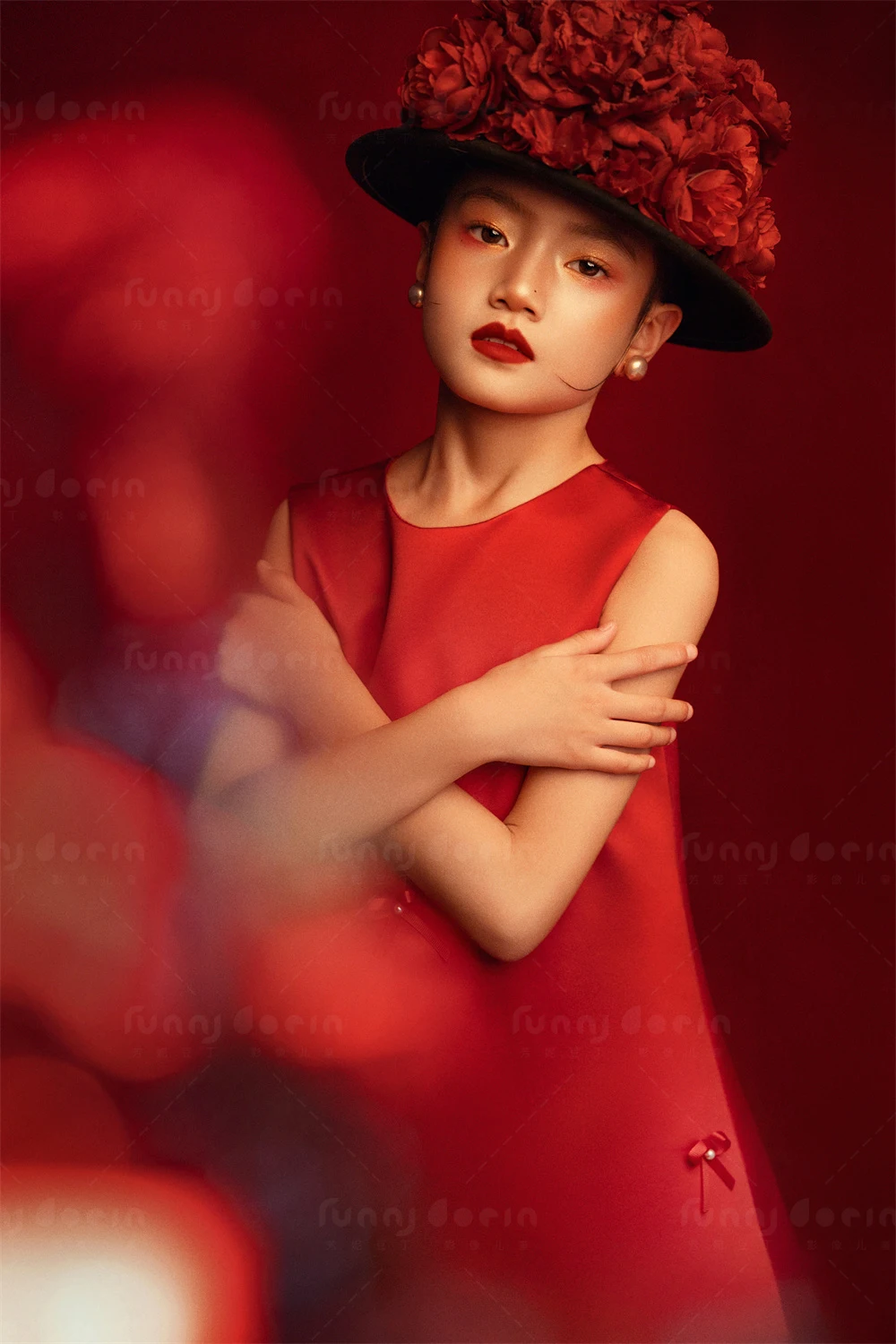 芳妮豆丁儿童摄影 赤红火羽