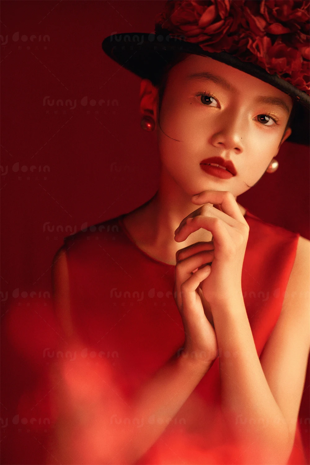 芳妮豆丁儿童摄影 赤红火羽