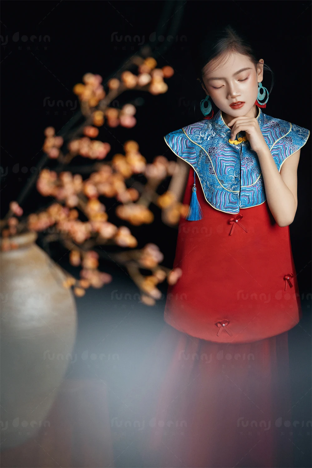 芳妮豆丁儿童摄影 赤红火羽