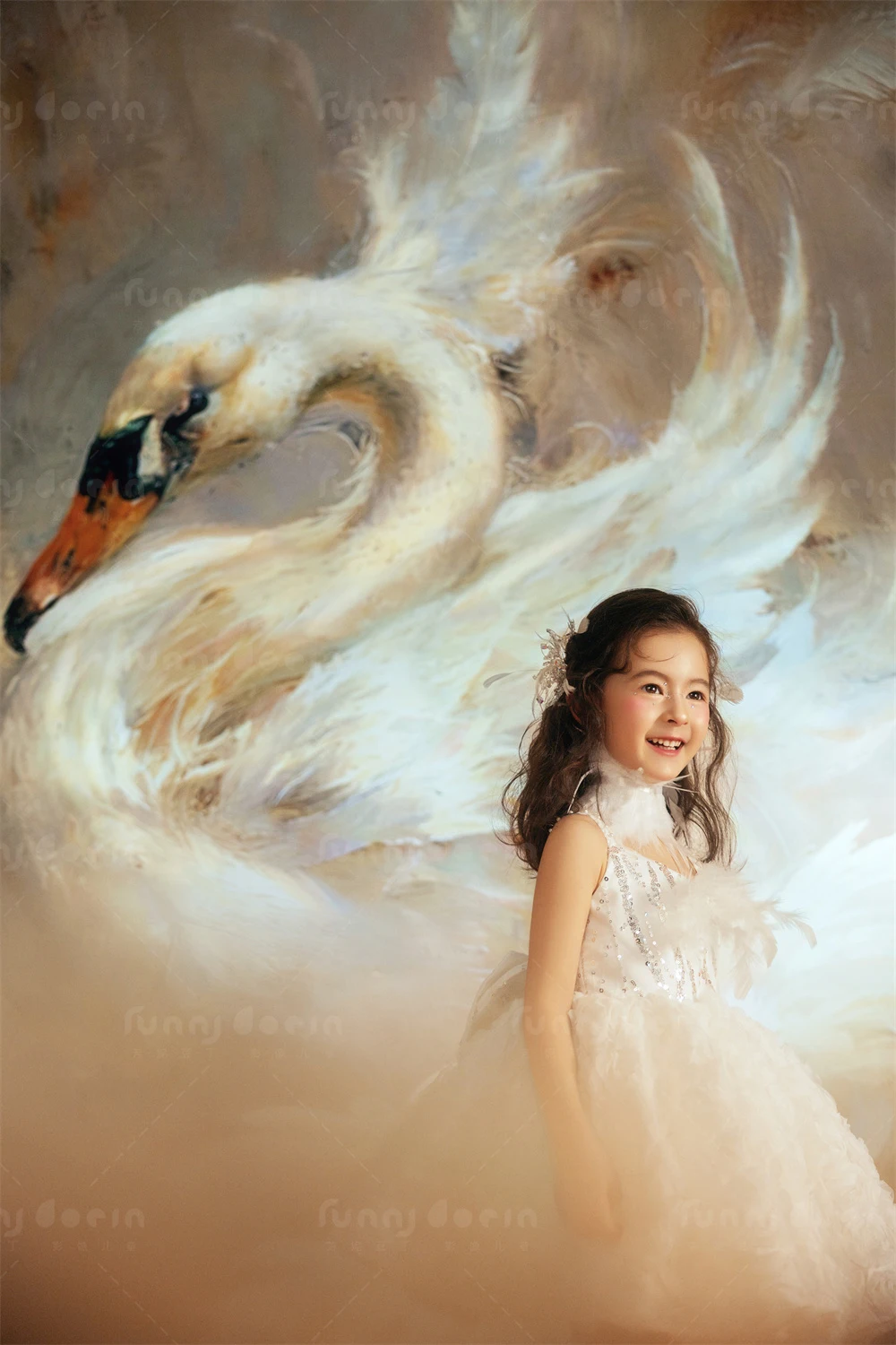 芳妮豆丁儿童摄影 天鹅之梦