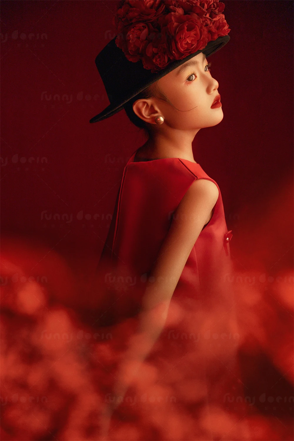 芳妮豆丁儿童摄影 赤红火羽