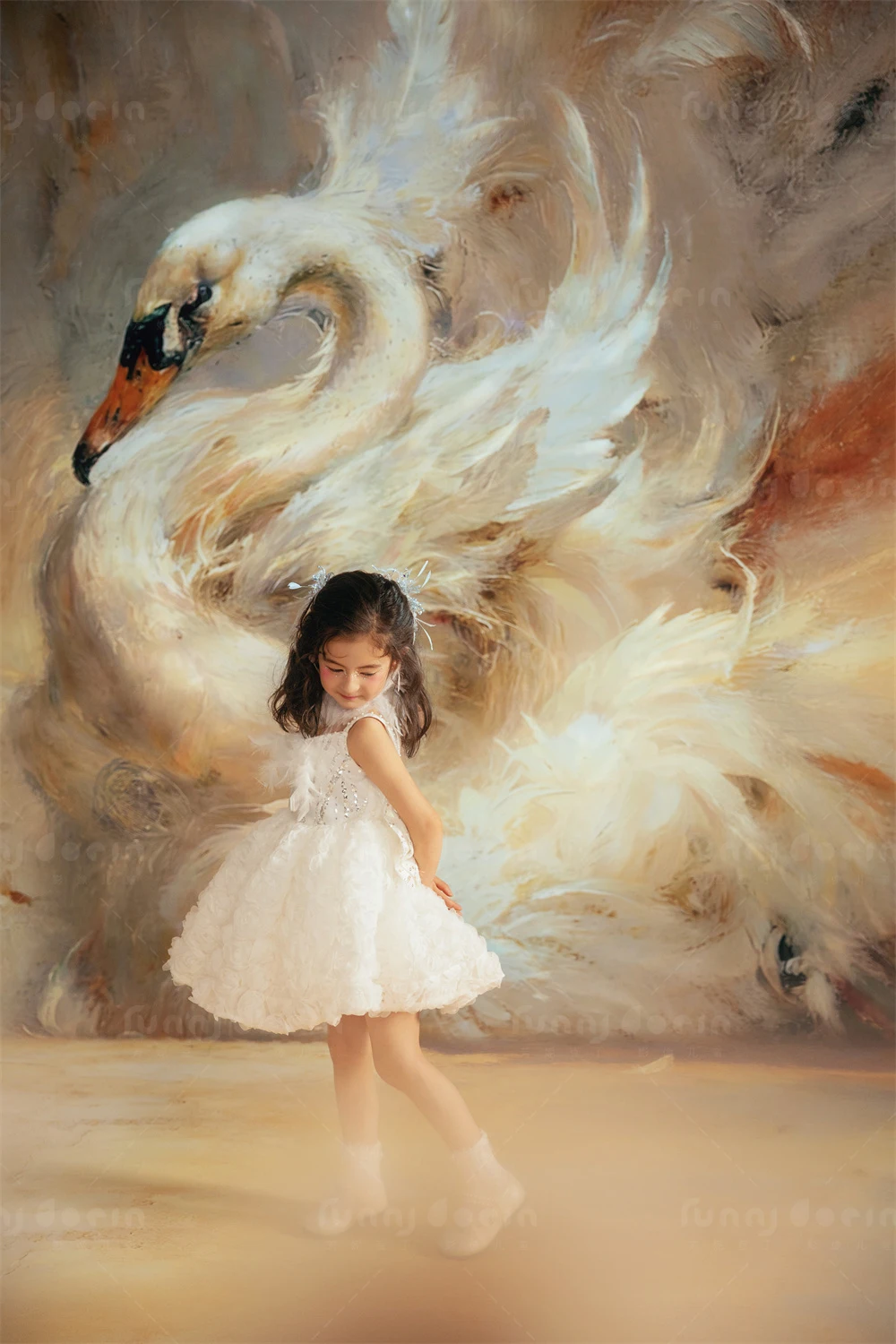 芳妮豆丁儿童摄影 天鹅之梦