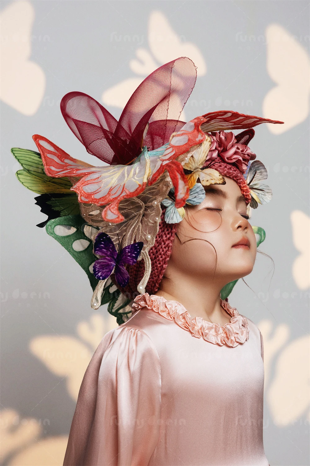 芳妮豆丁儿童摄影 粉蝶绮梦