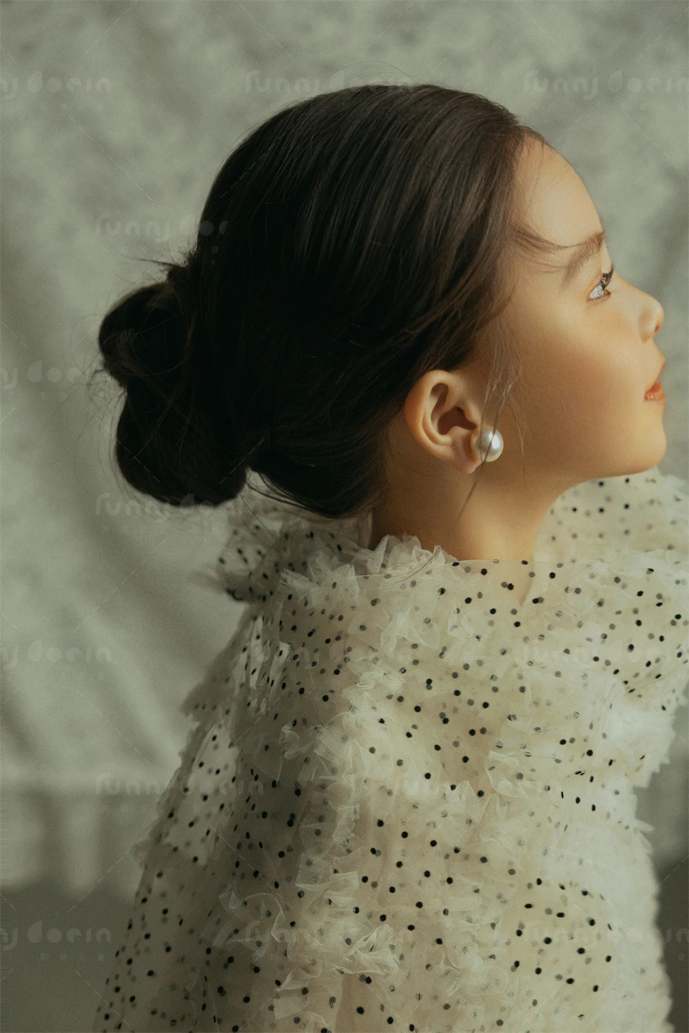 芳妮豆丁儿童摄影 白绒红果