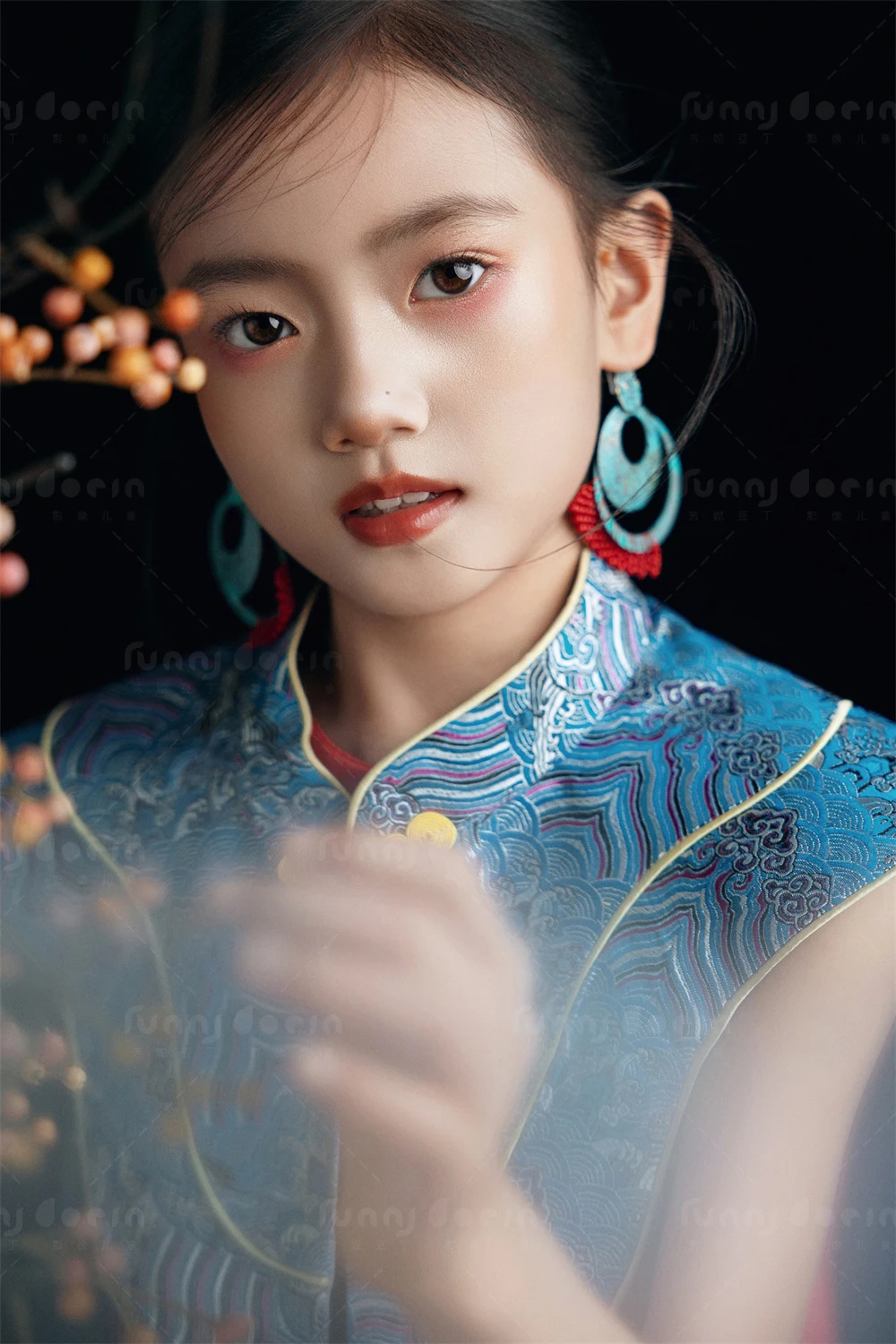 芳妮豆丁儿童摄影 赤红火羽