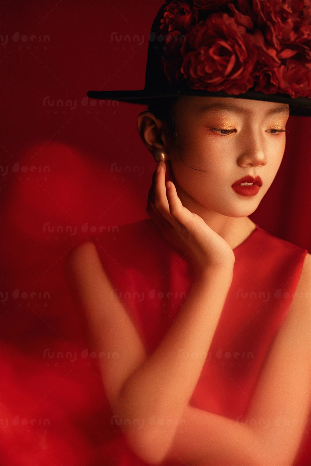 芳妮豆丁儿童摄影 赤红火羽