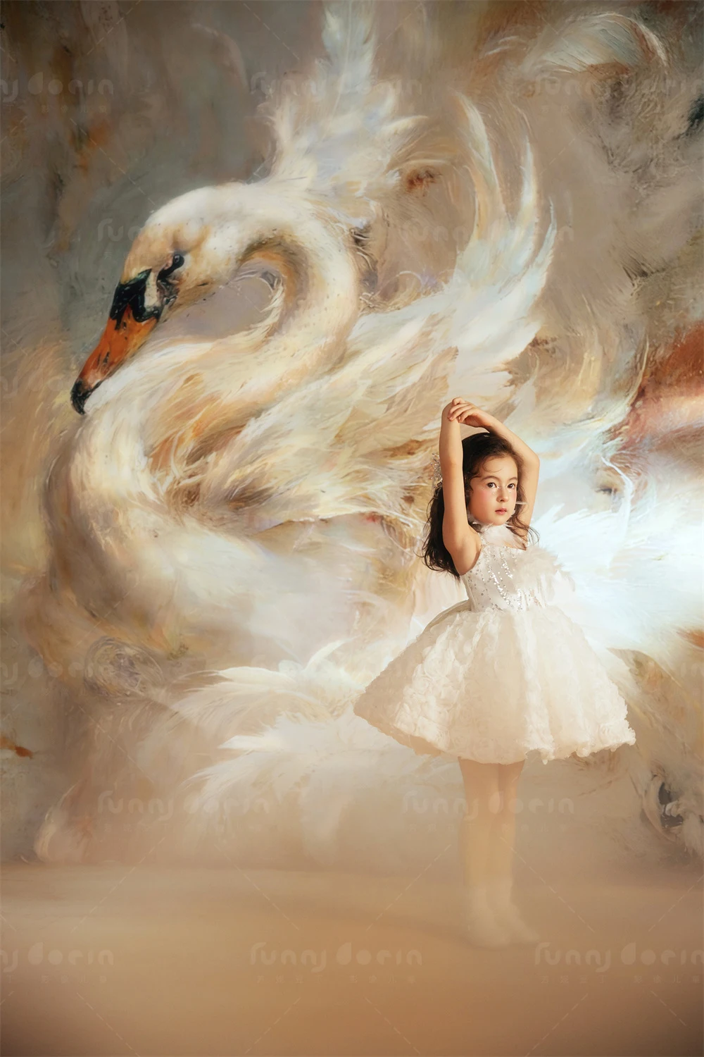 芳妮豆丁儿童摄影 天鹅之梦