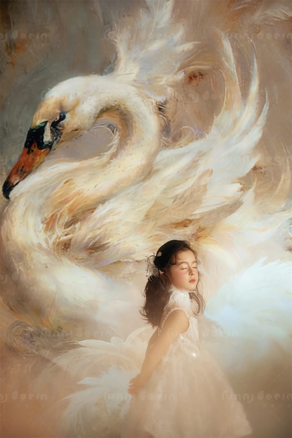 芳妮豆丁儿童摄影 天鹅之梦