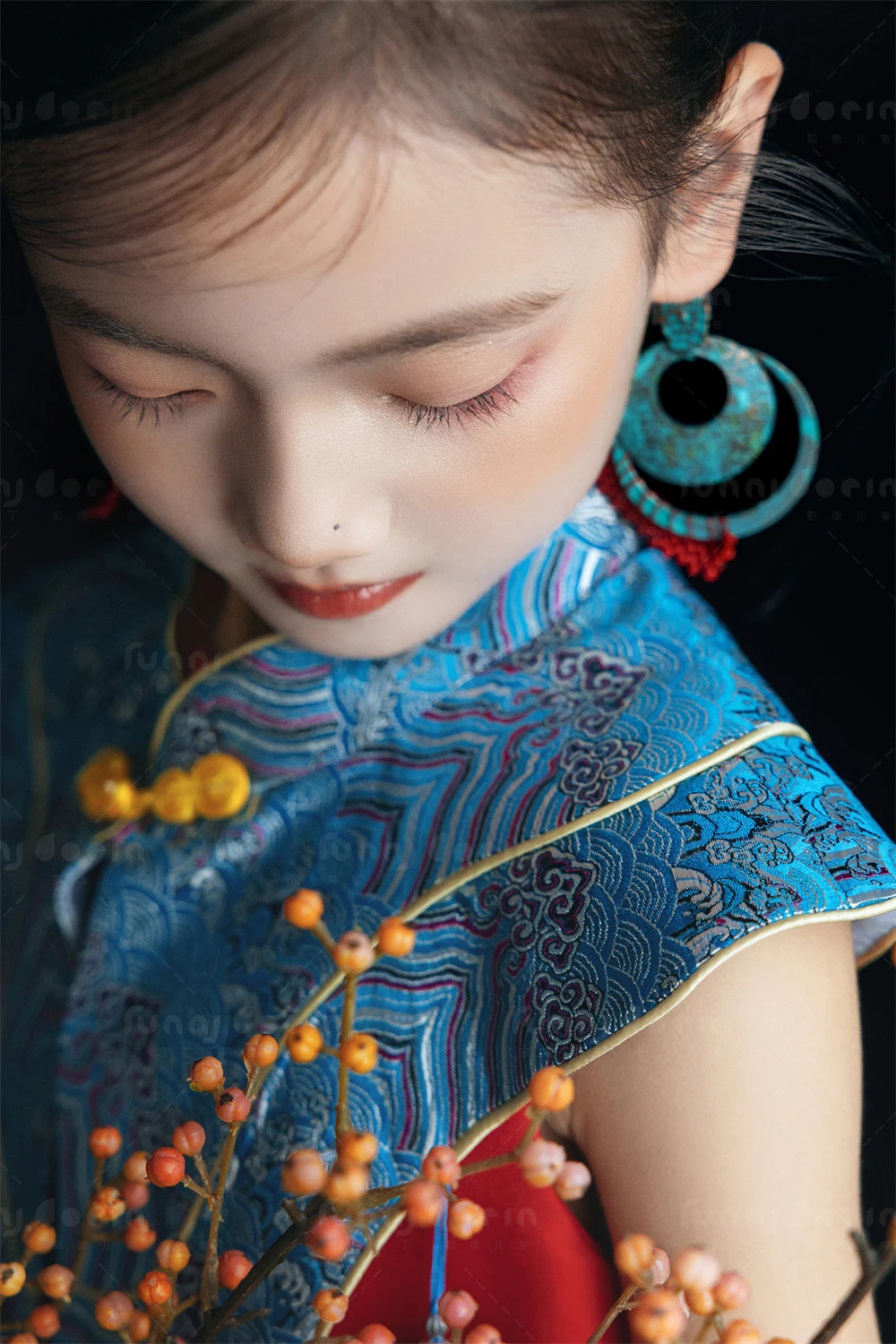 芳妮豆丁儿童摄影 赤红火羽