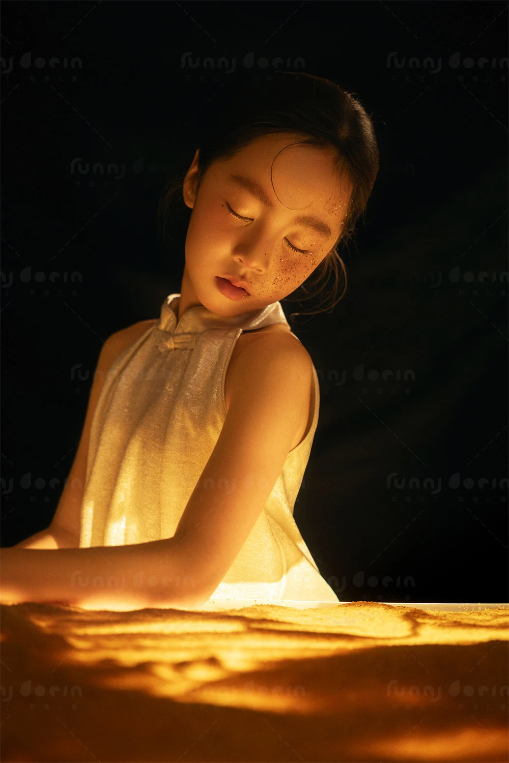 芳妮豆丁儿童摄影 金土星芒