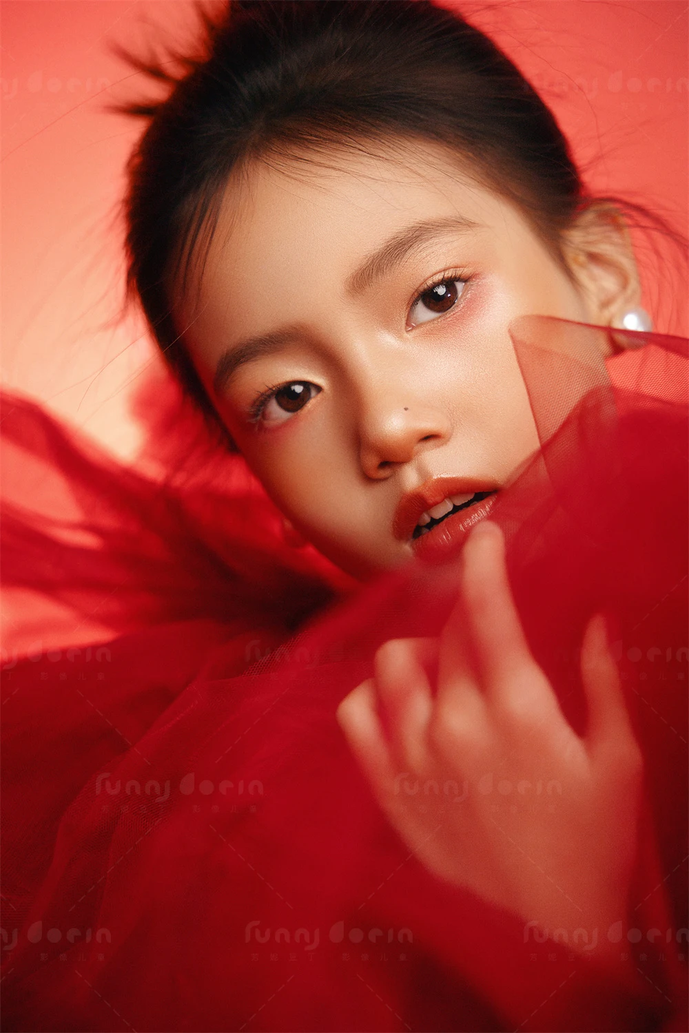 芳妮豆丁儿童摄影 赤红火羽