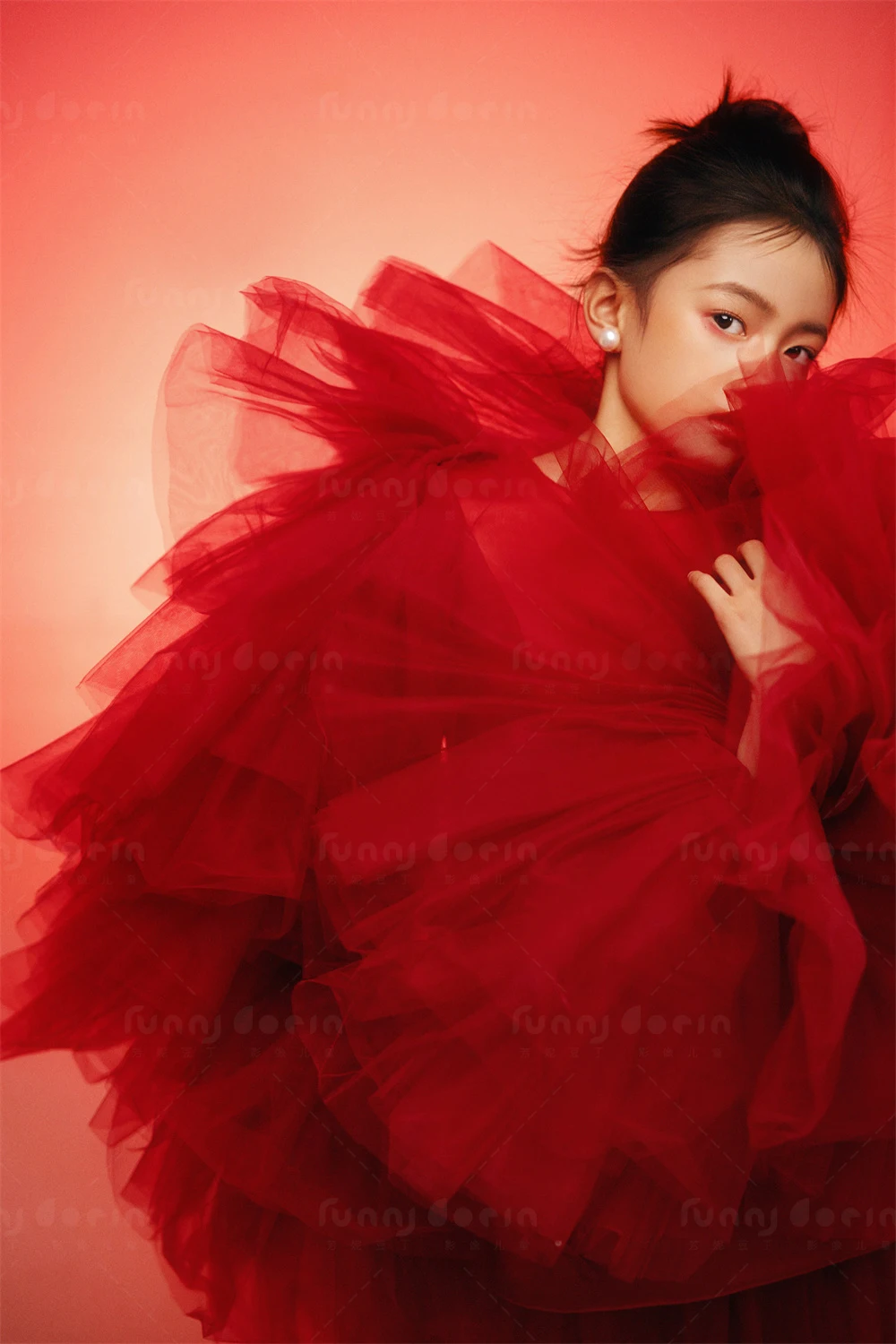 芳妮豆丁儿童摄影 赤红火羽