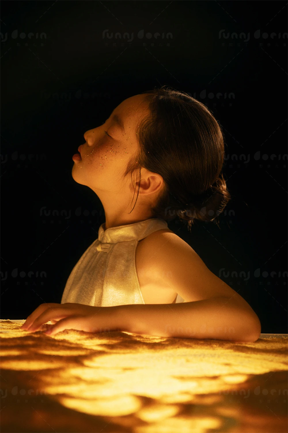 芳妮豆丁儿童摄影 金土星芒