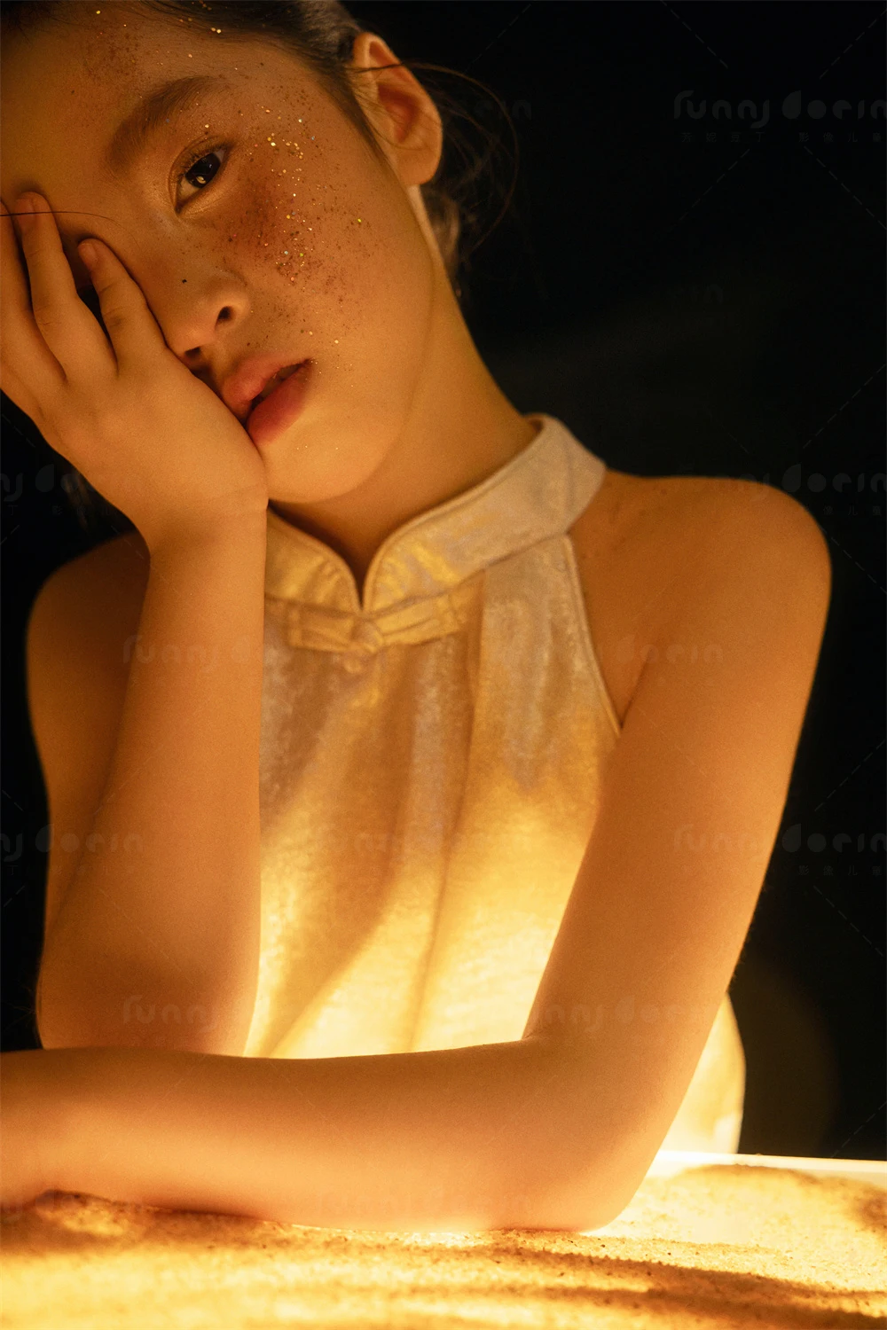 芳妮豆丁儿童摄影 金土星芒