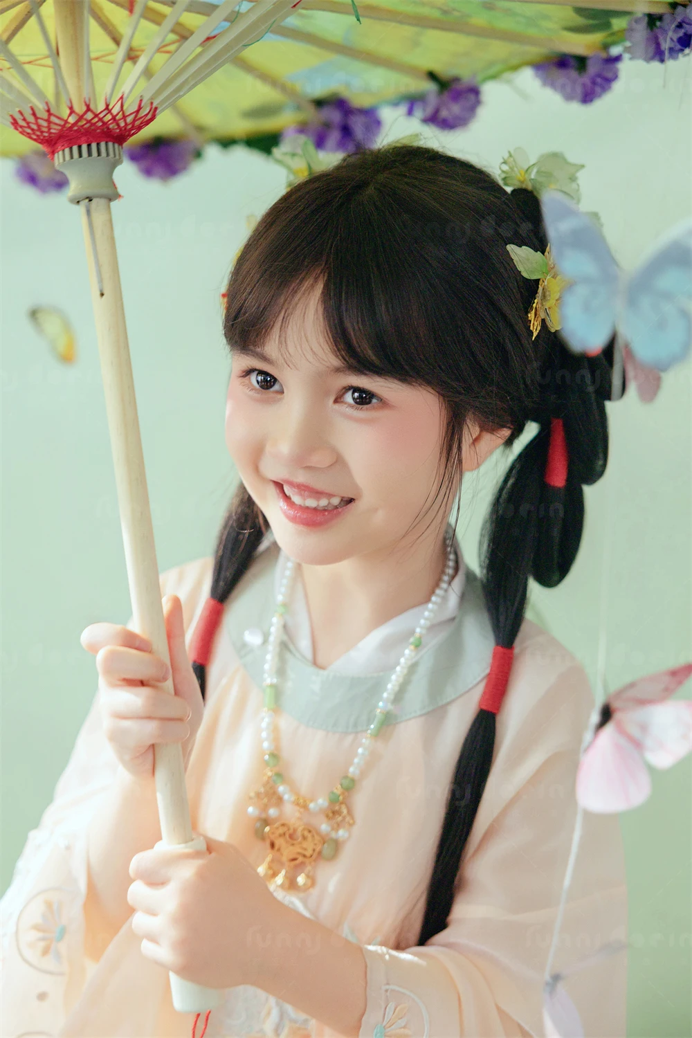 芳妮豆丁儿童摄影 采花仙子