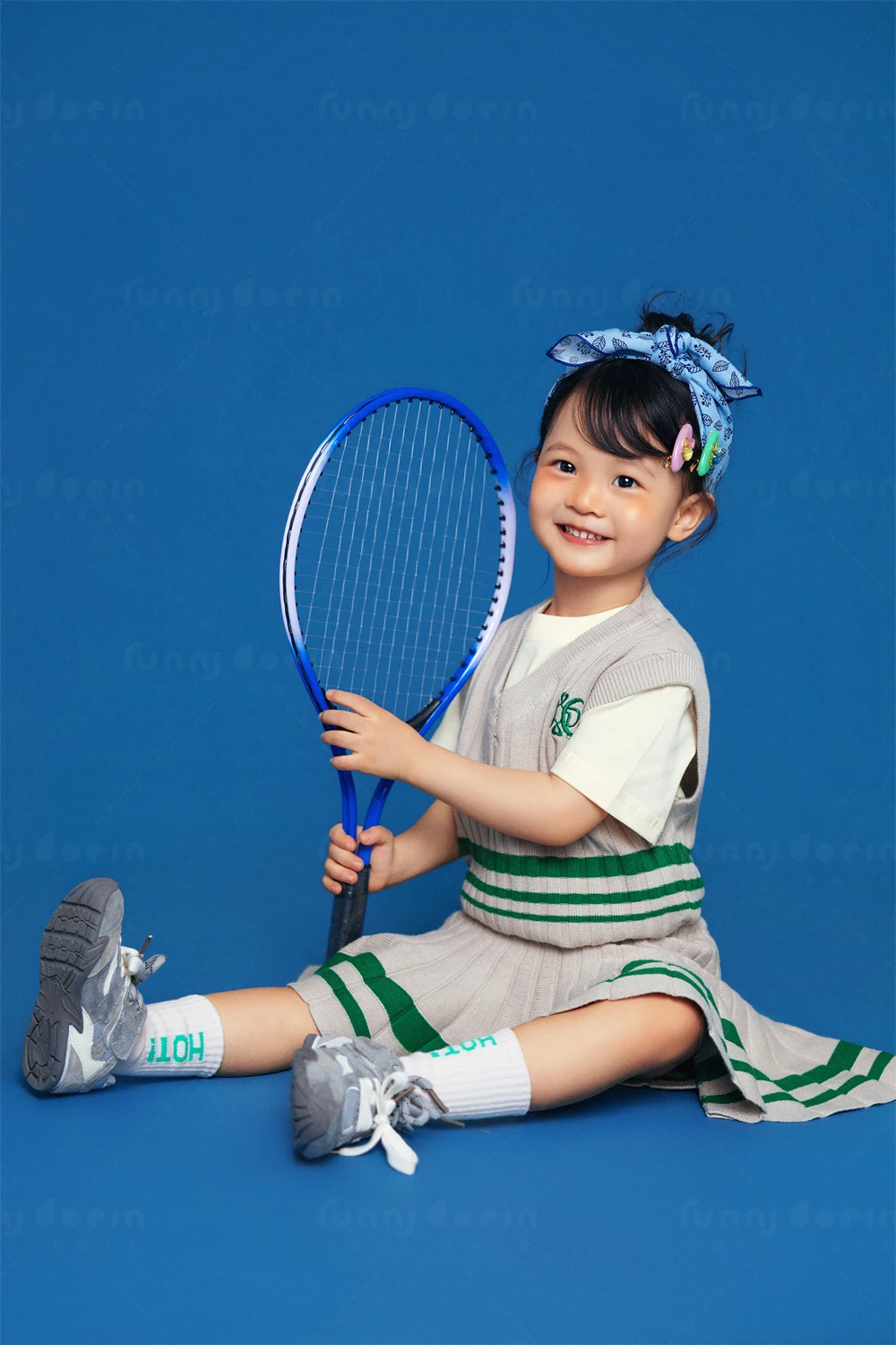芳妮豆丁儿童摄影 挥拍吧少女