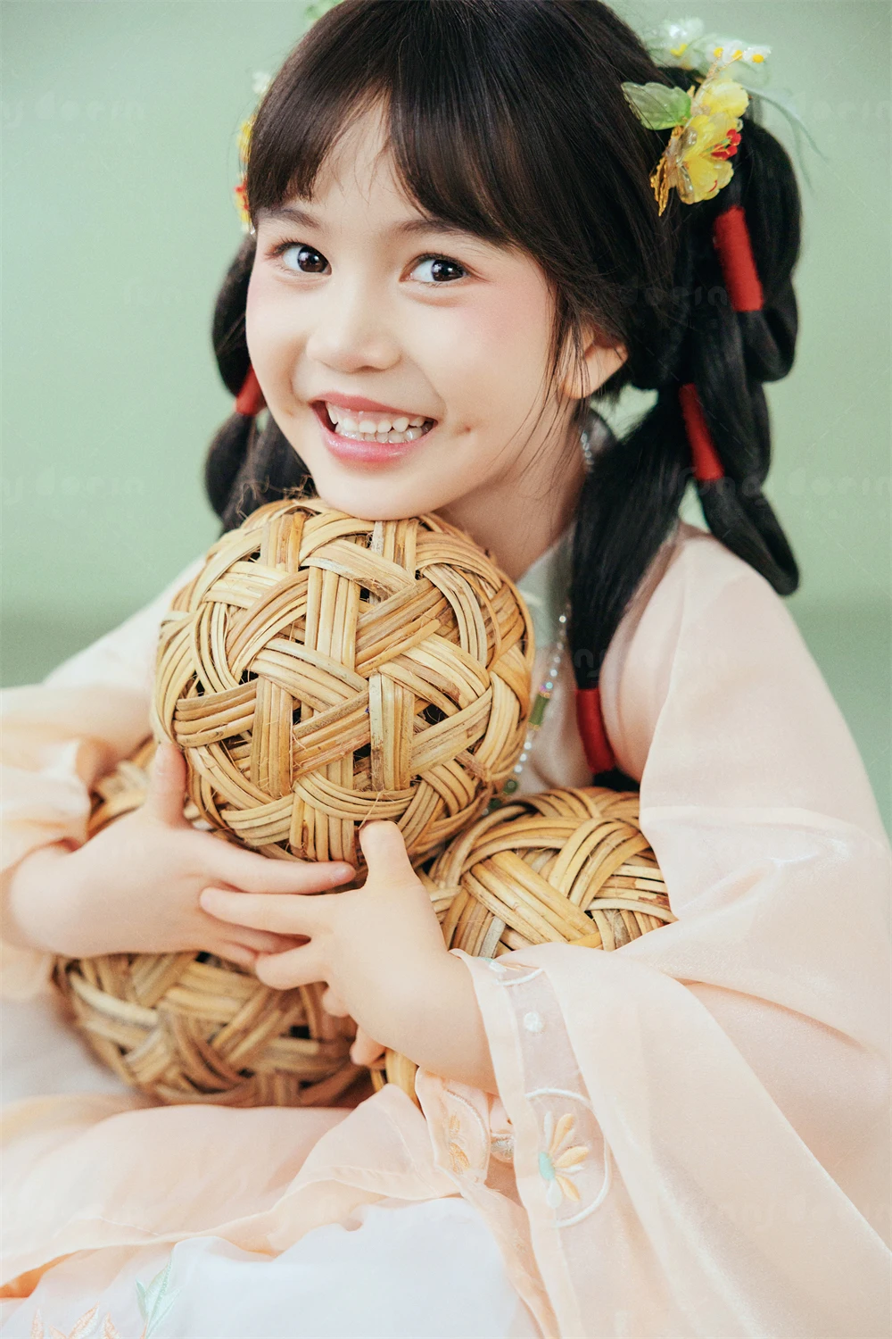 芳妮豆丁儿童摄影 采花仙子