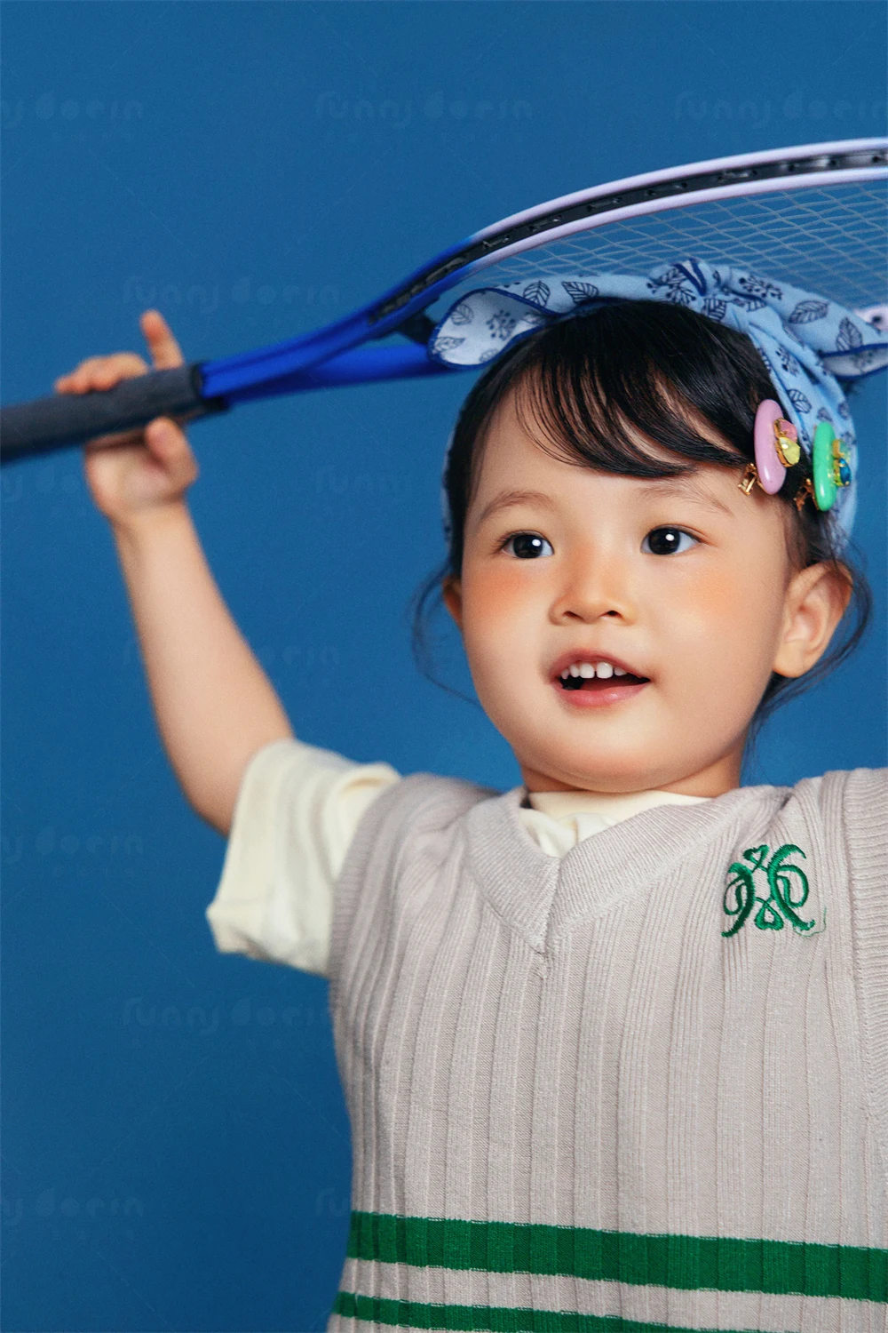 芳妮豆丁儿童摄影 挥拍吧少女