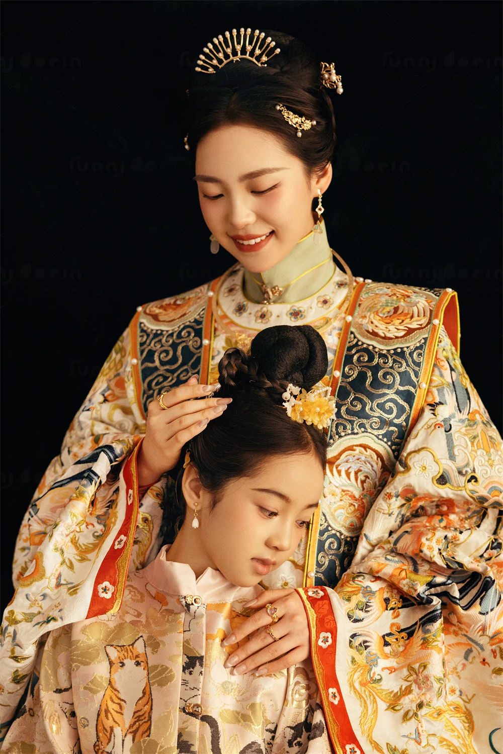 芳妮豆丁儿童摄影 金玉满庭芳