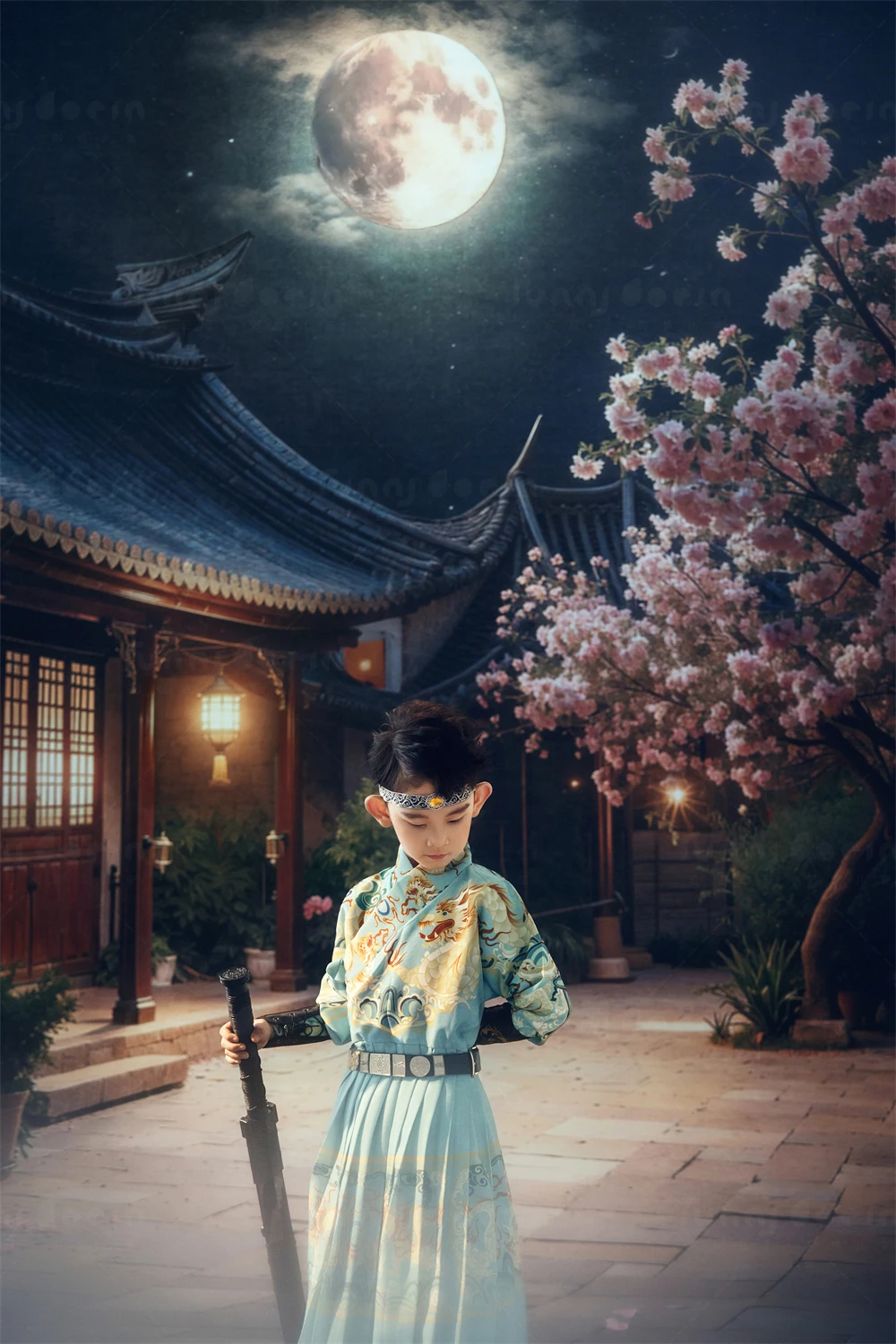 芳妮豆丁儿童摄影 锦衣少侠