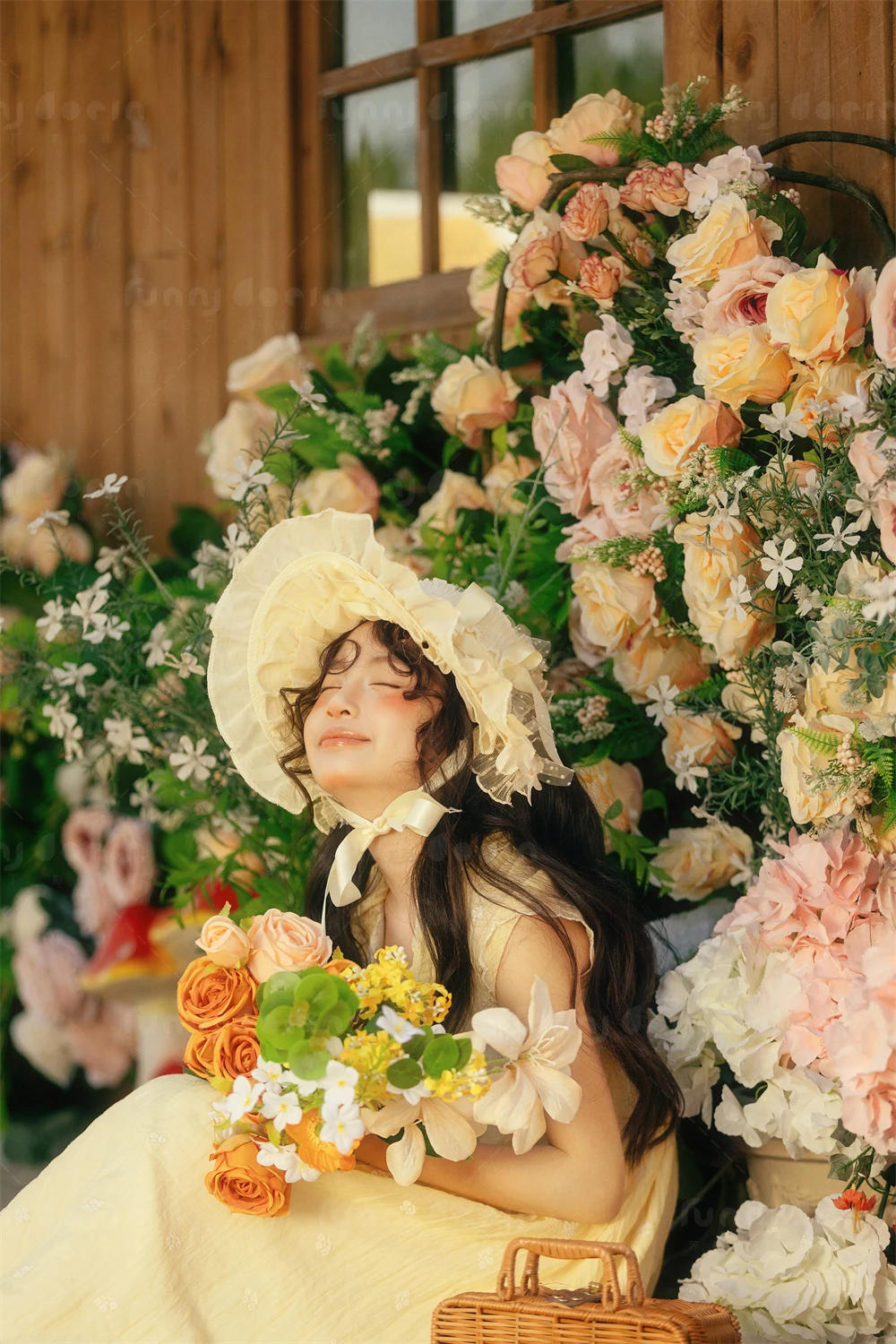 芳妮豆丁儿童摄影 花房少女