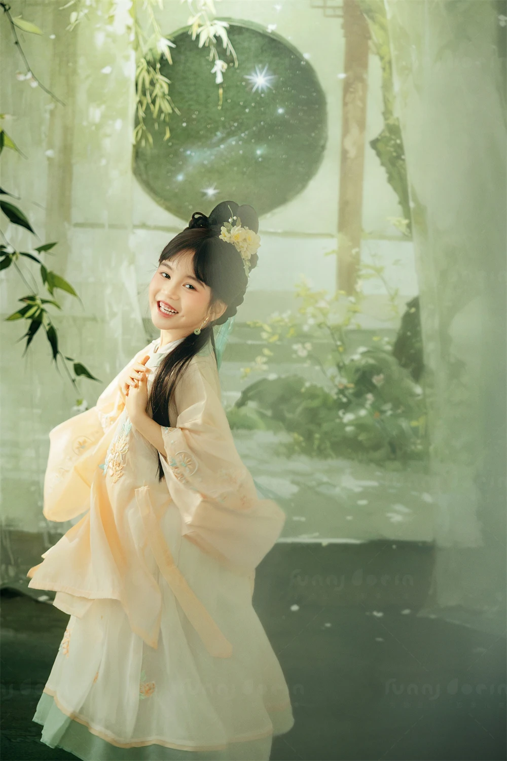 芳妮豆丁儿童摄影 采花仙子