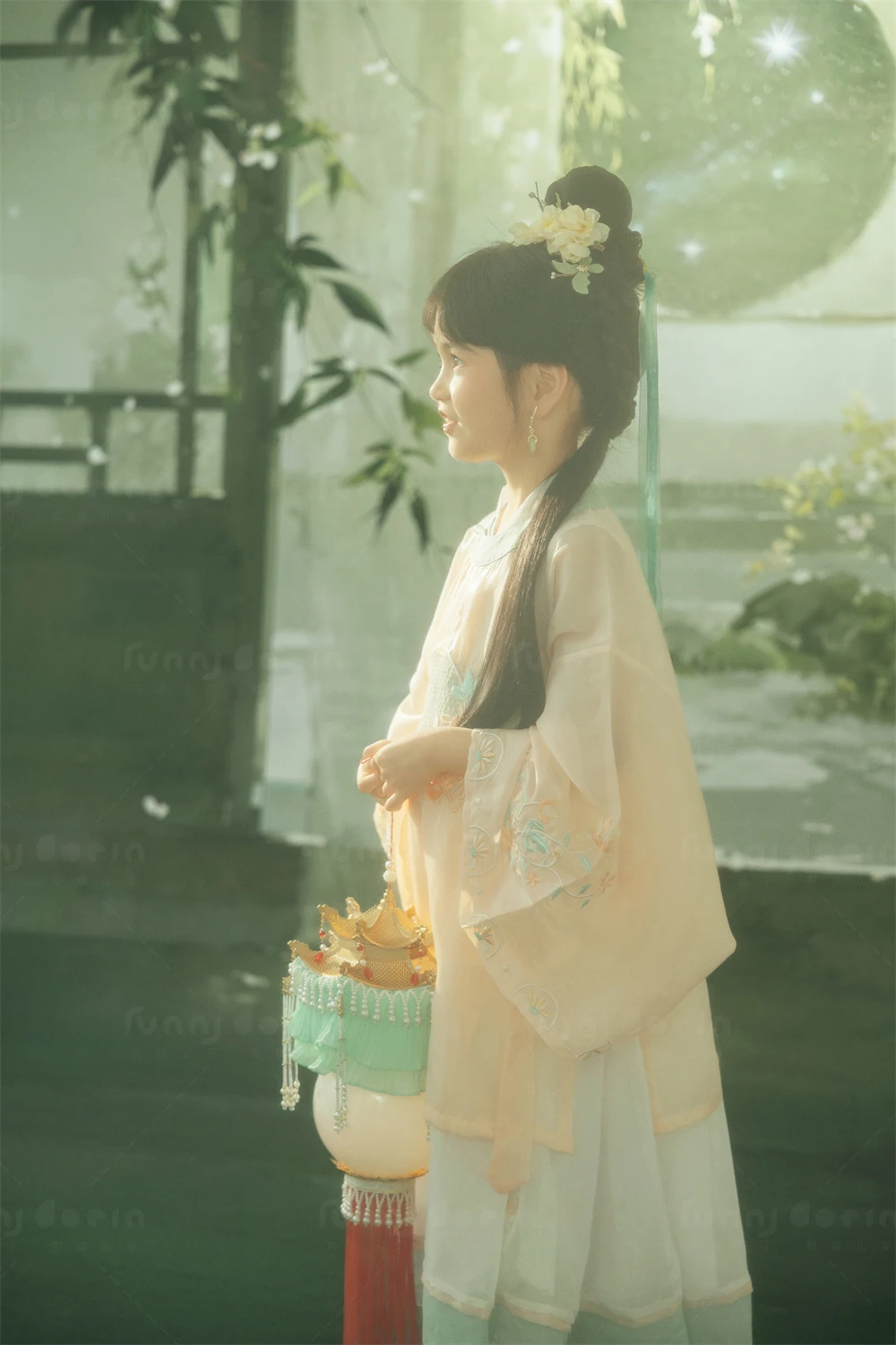 芳妮豆丁儿童摄影 采花仙子