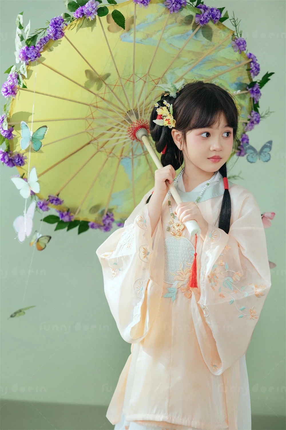 芳妮豆丁儿童摄影 采花仙子