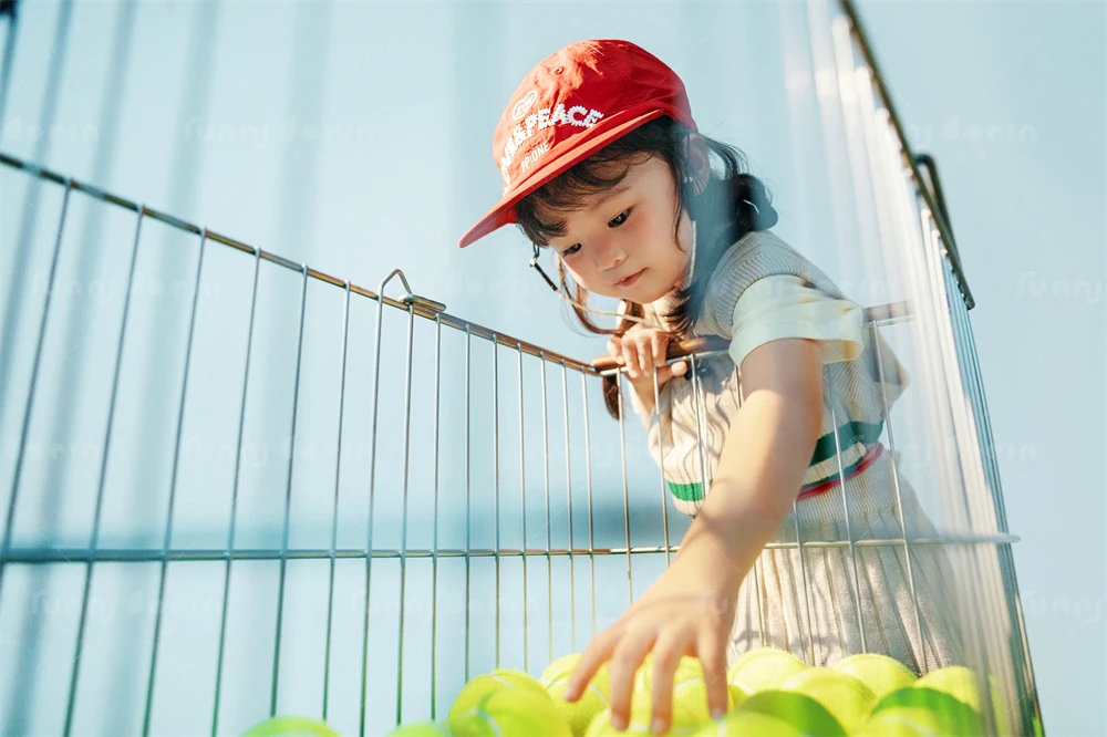 芳妮豆丁儿童摄影 挥拍吧少女