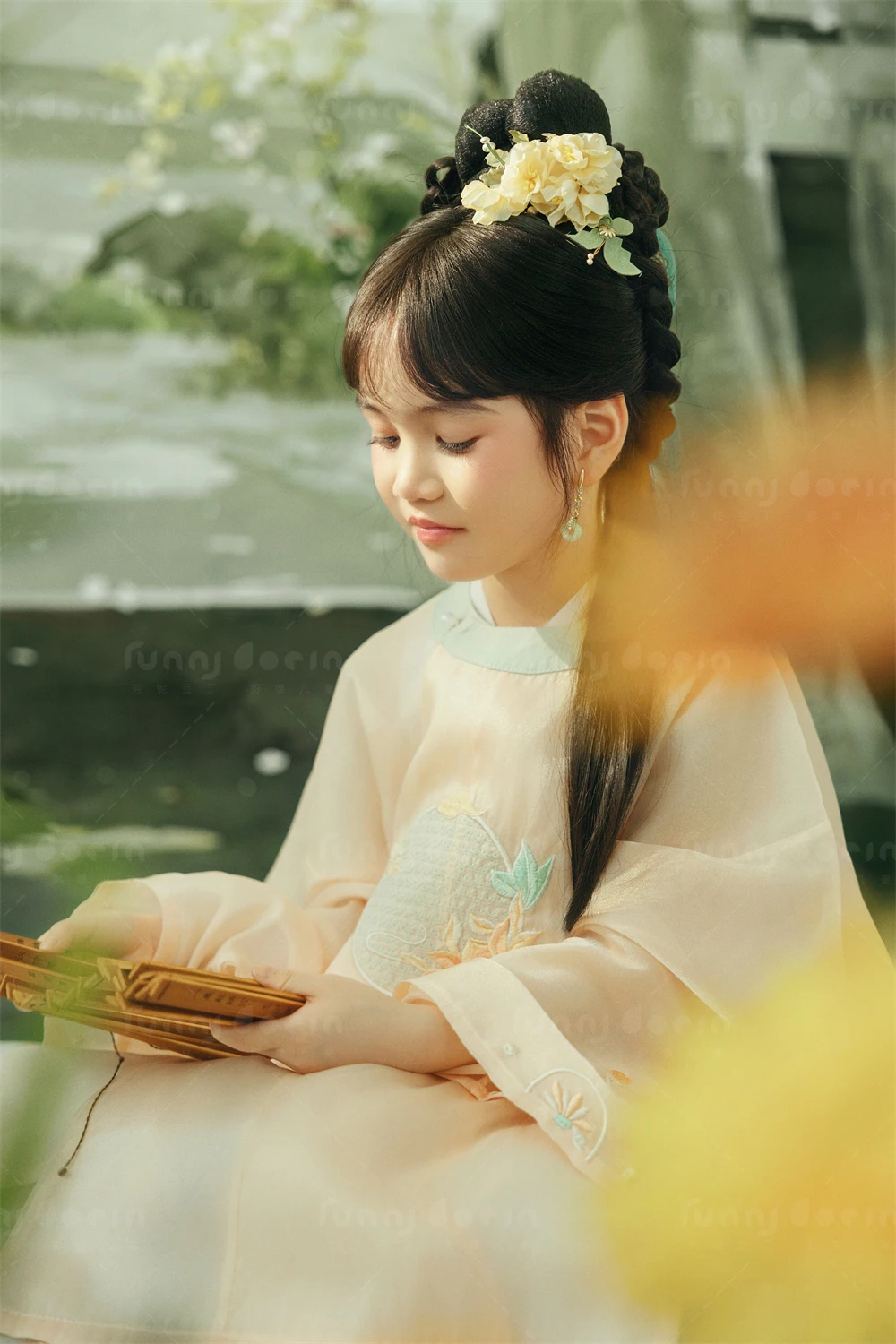 芳妮豆丁儿童摄影 采花仙子