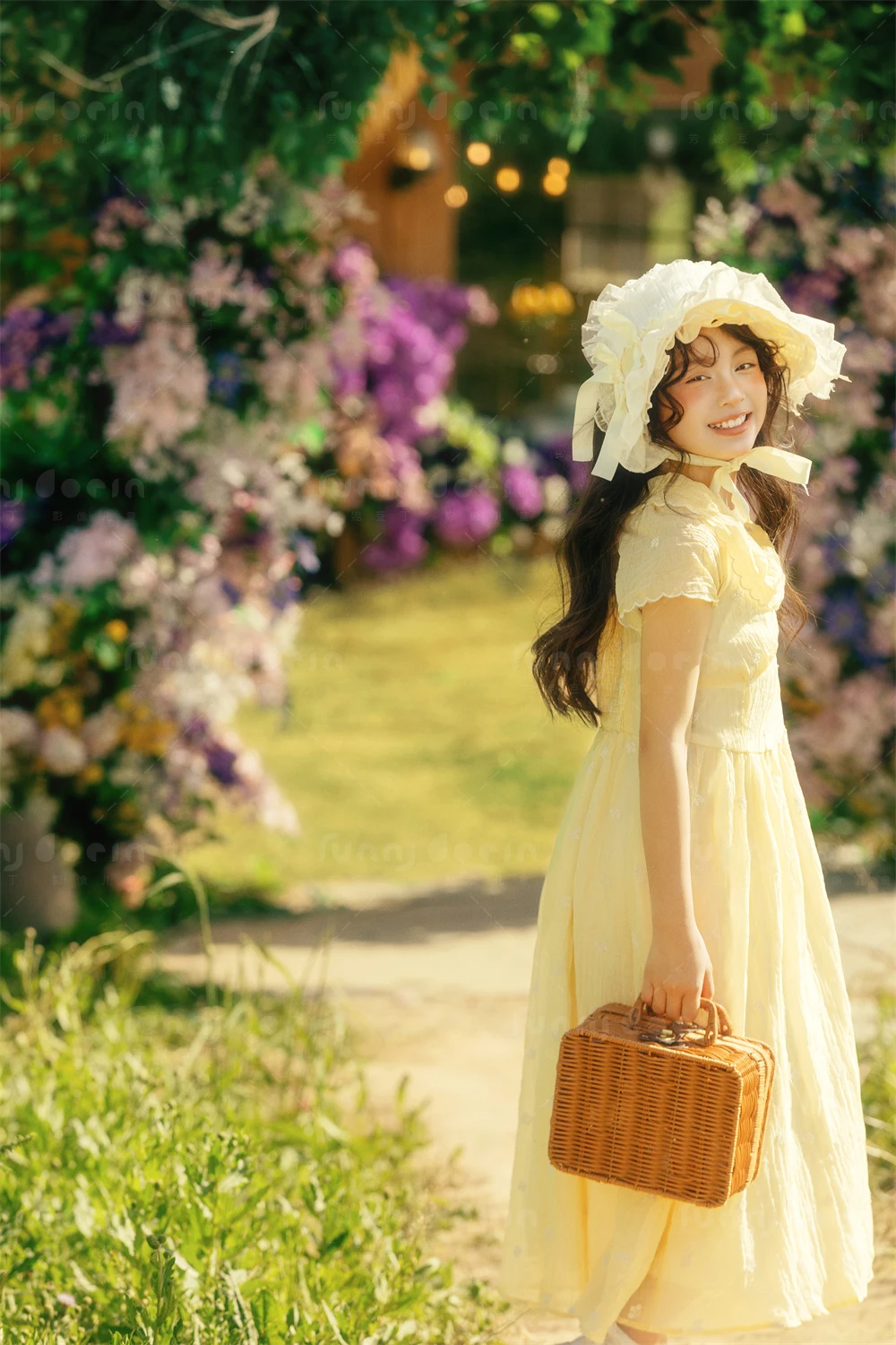 芳妮豆丁儿童摄影 花房少女