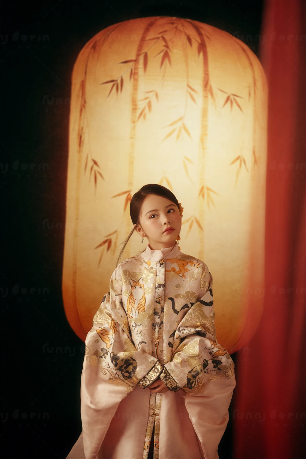 芳妮豆丁儿童摄影 灯下佳人