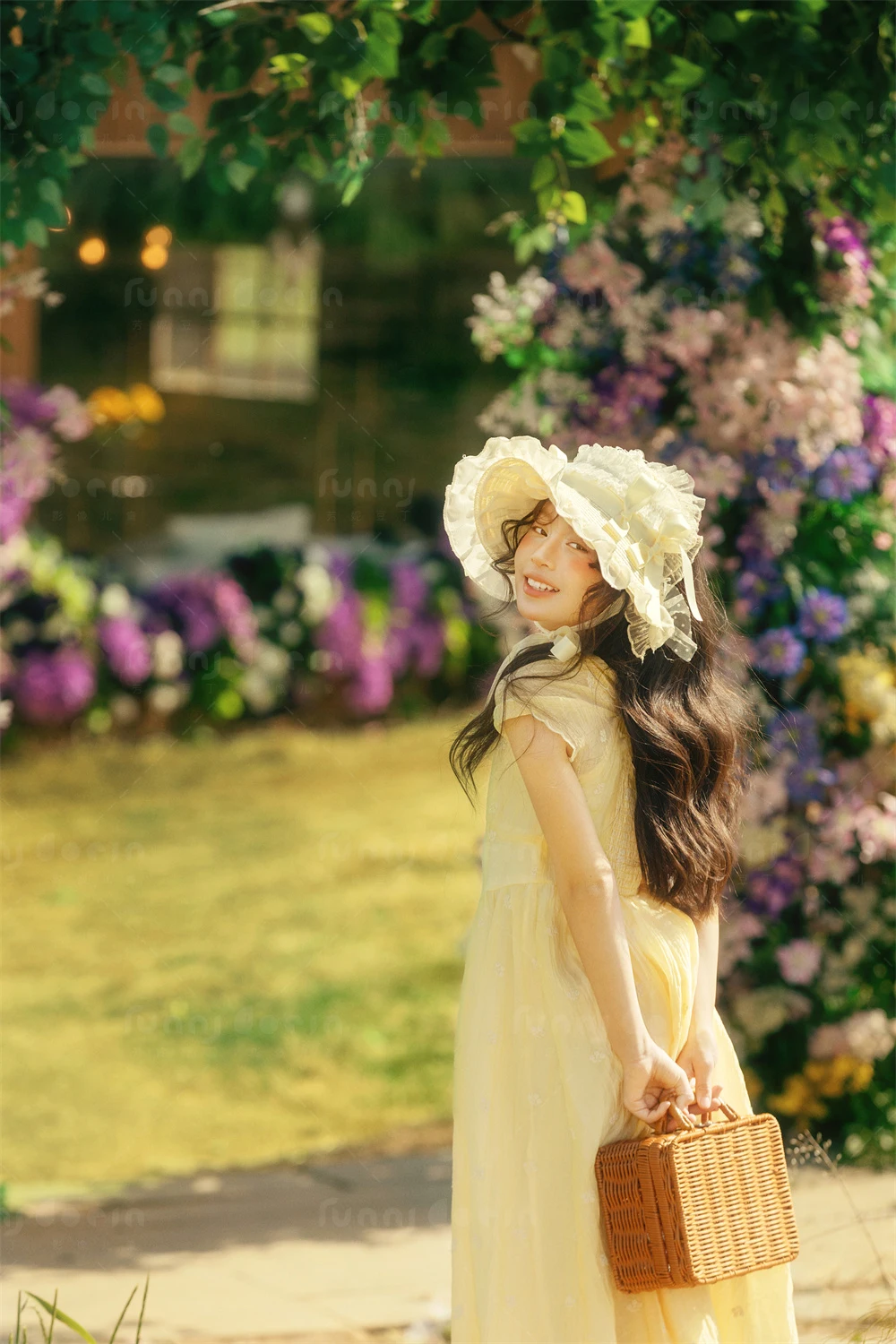 芳妮豆丁儿童摄影 花房少女