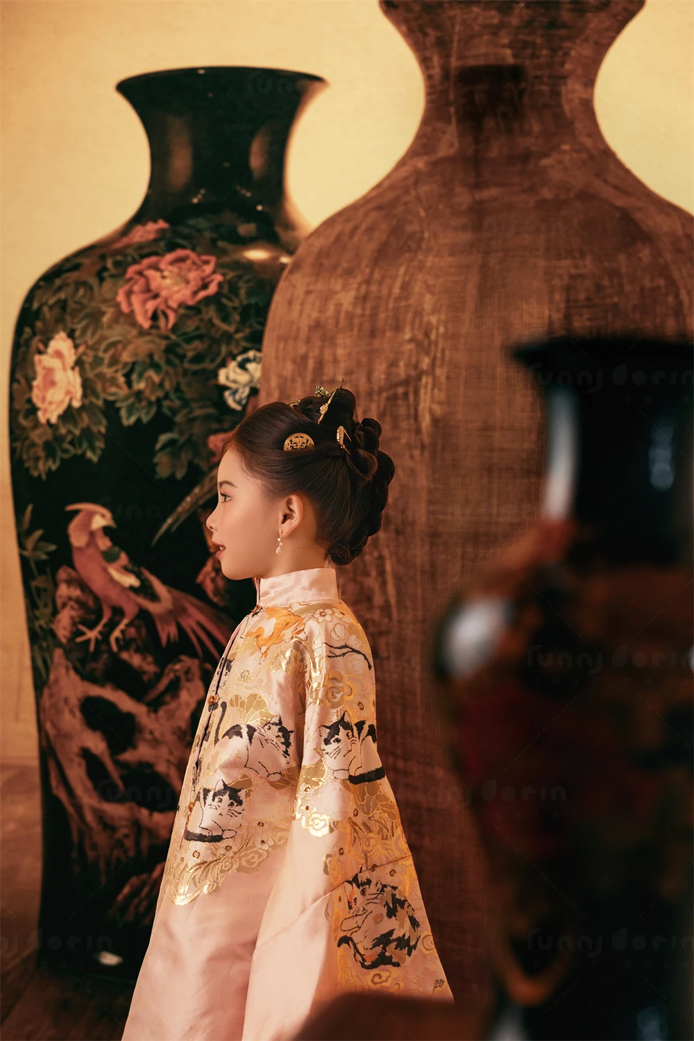 芳妮豆丁儿童摄影 灯下佳人