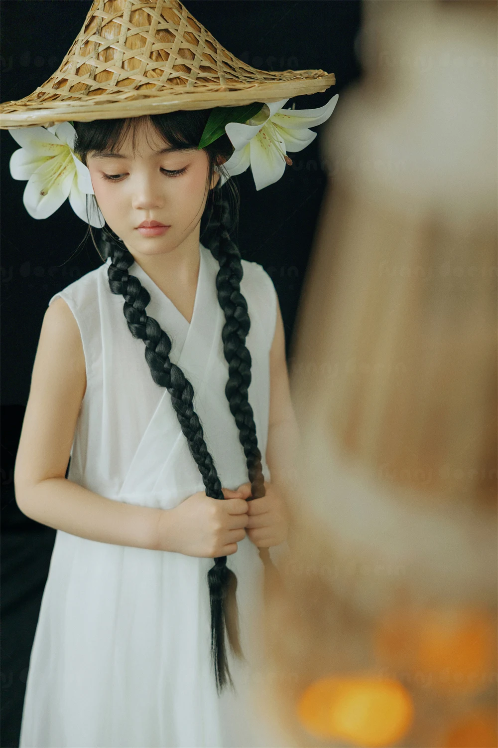 芳妮豆丁儿童摄影 采花仙子