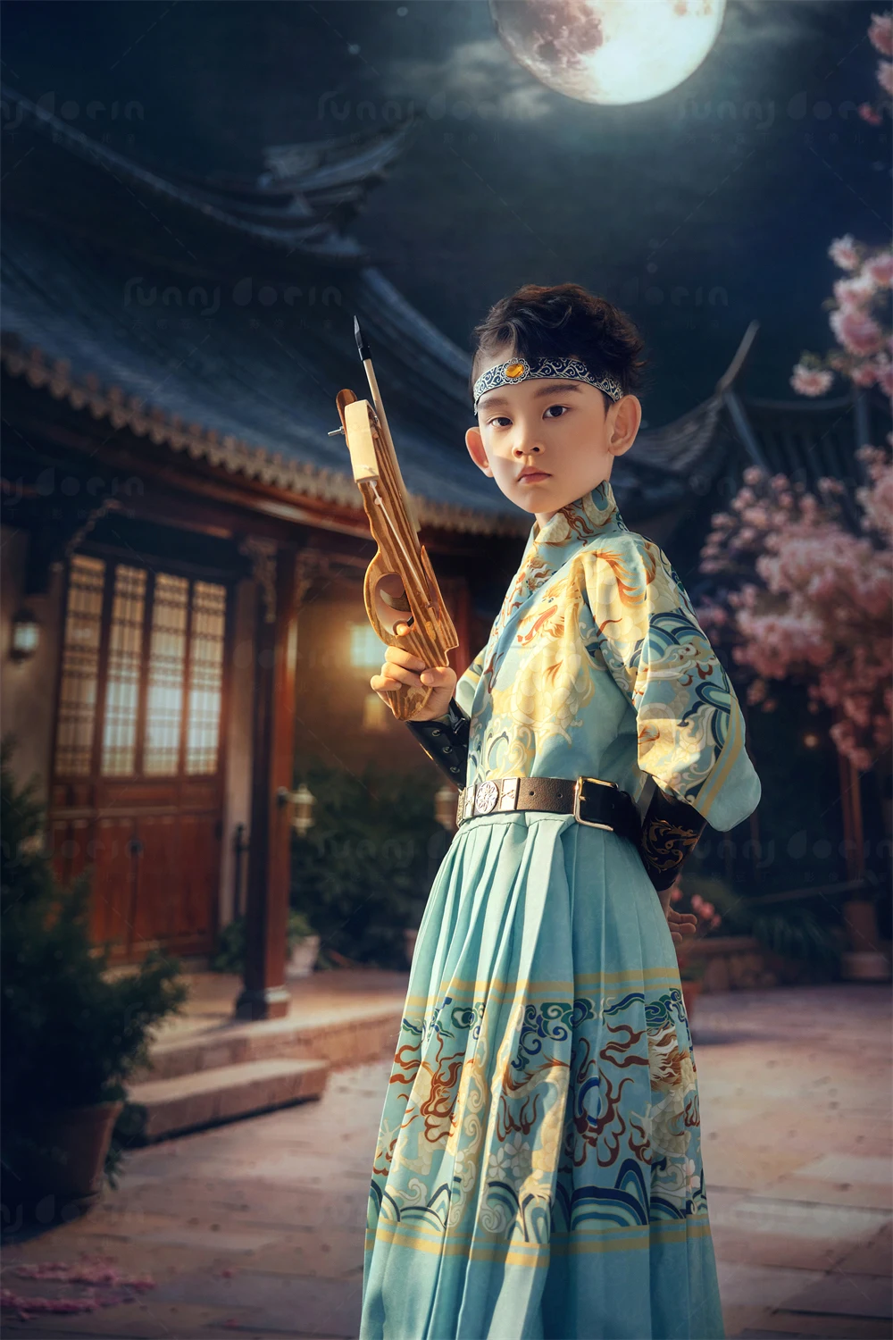 芳妮豆丁儿童摄影 锦衣少侠