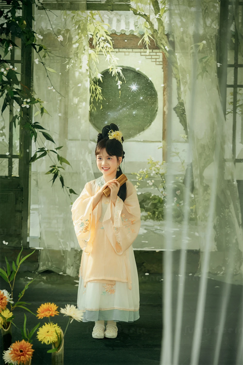 芳妮豆丁儿童摄影 采花仙子