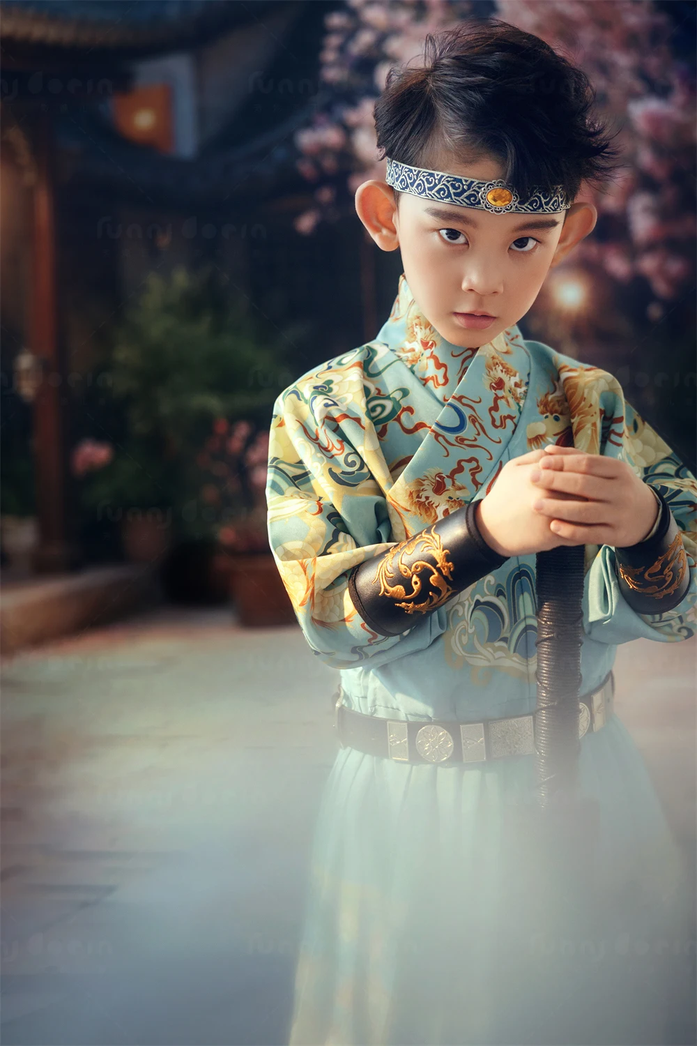 芳妮豆丁儿童摄影 锦衣少侠
