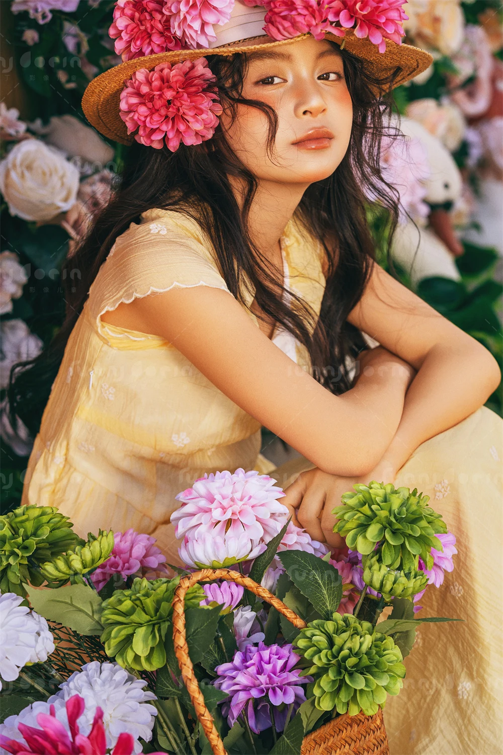 芳妮豆丁儿童摄影 花房少女
