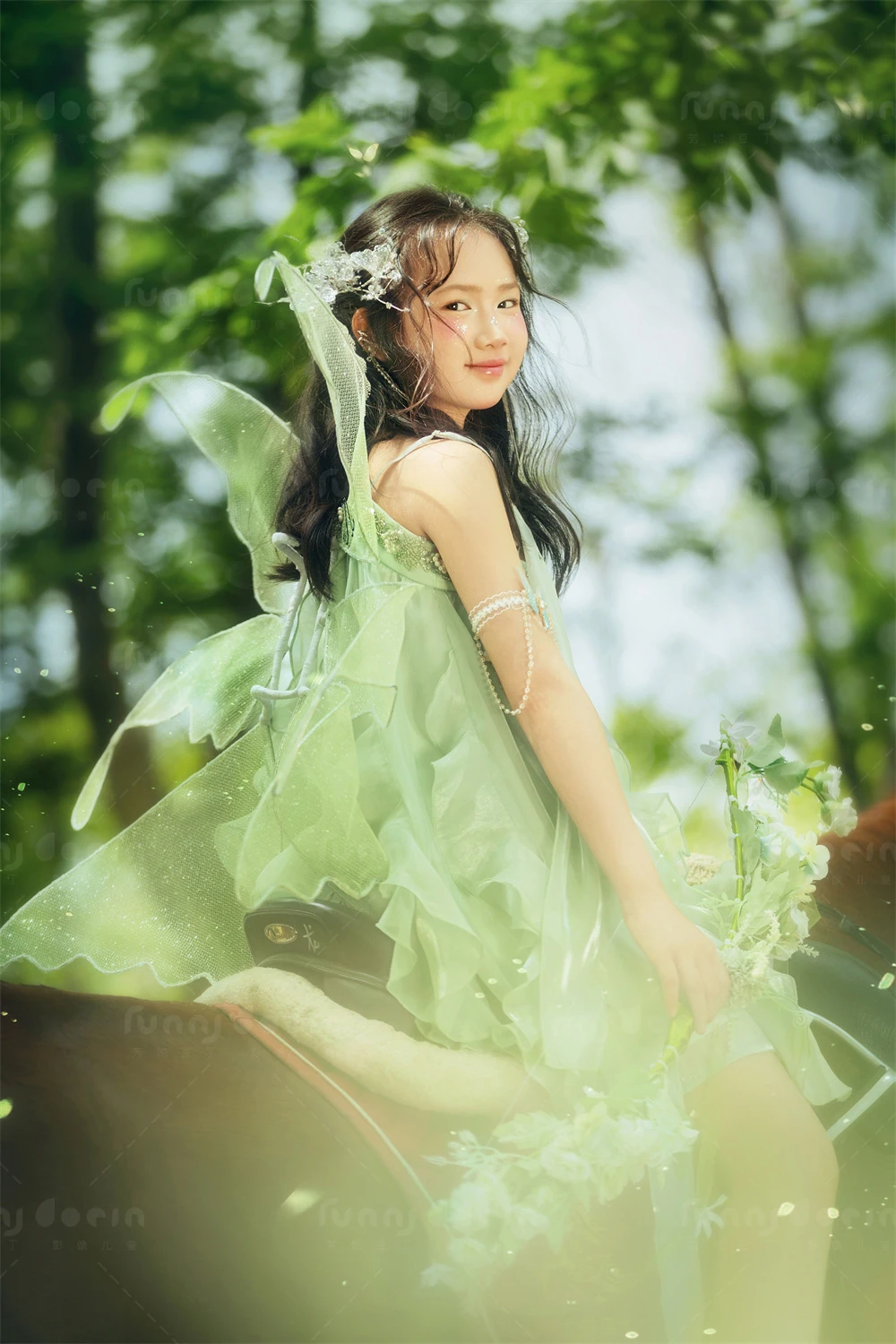 芳妮豆丁儿童摄影 林间信使