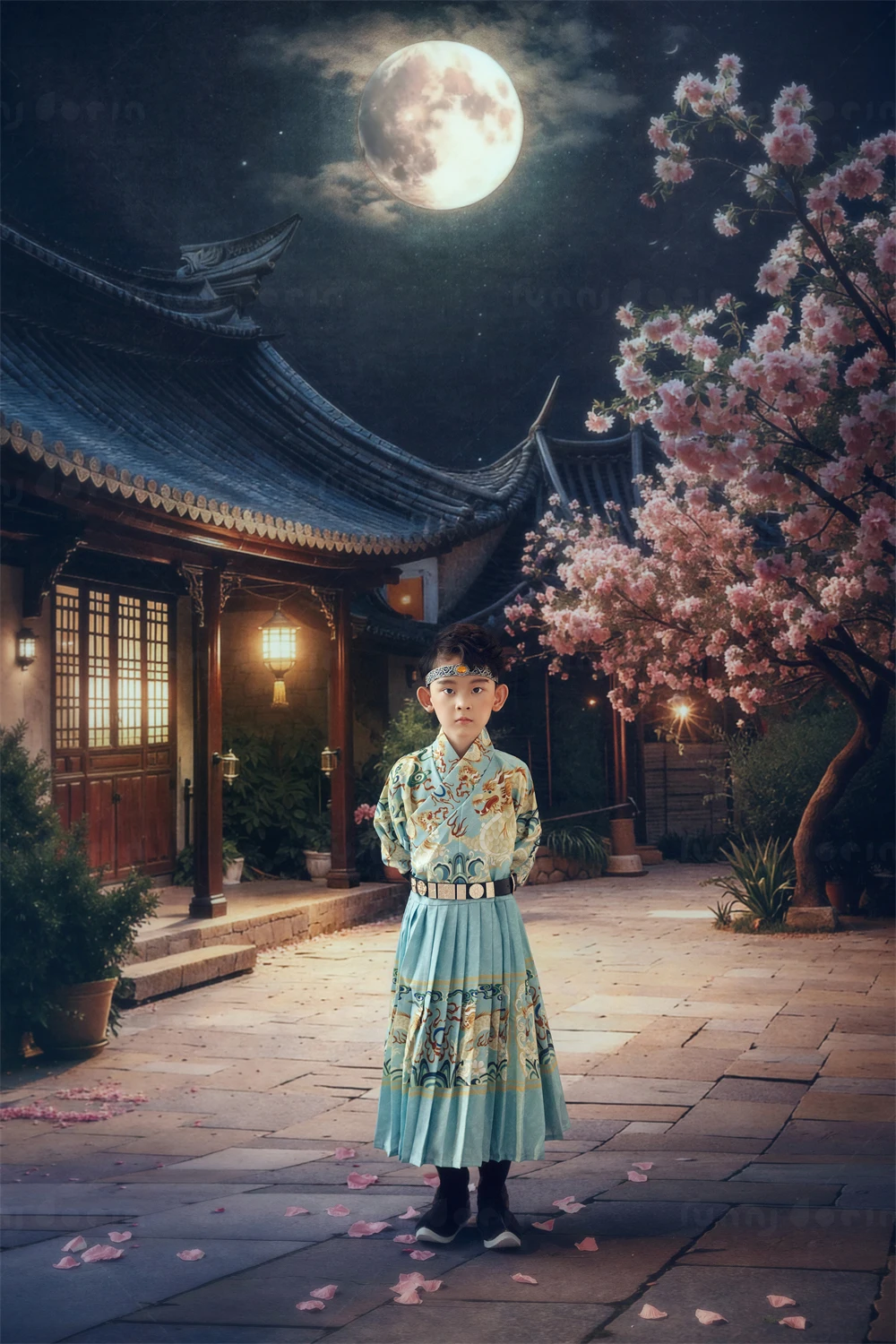 芳妮豆丁儿童摄影 锦衣少侠