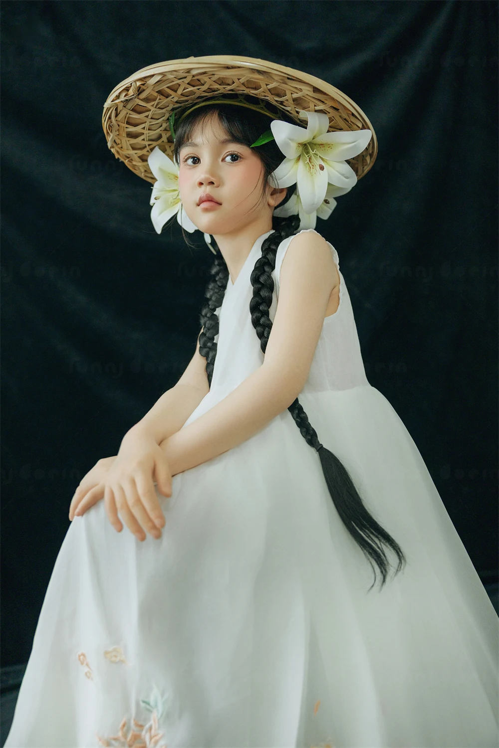 芳妮豆丁儿童摄影 采花仙子