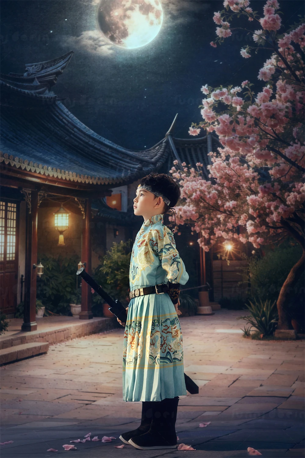 芳妮豆丁儿童摄影 锦衣少侠