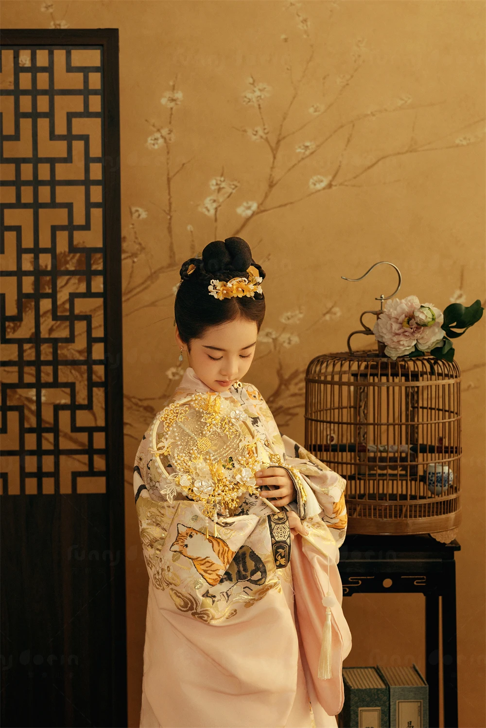 芳妮豆丁儿童摄影 金玉满庭芳