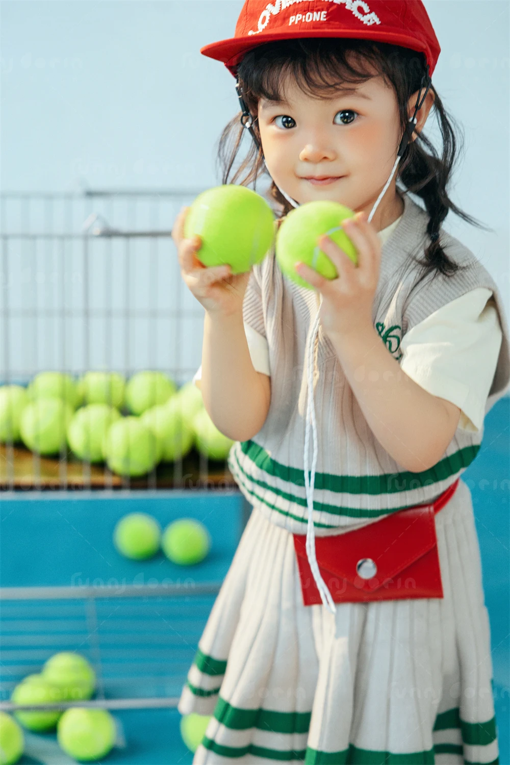 芳妮豆丁儿童摄影 挥拍吧少女